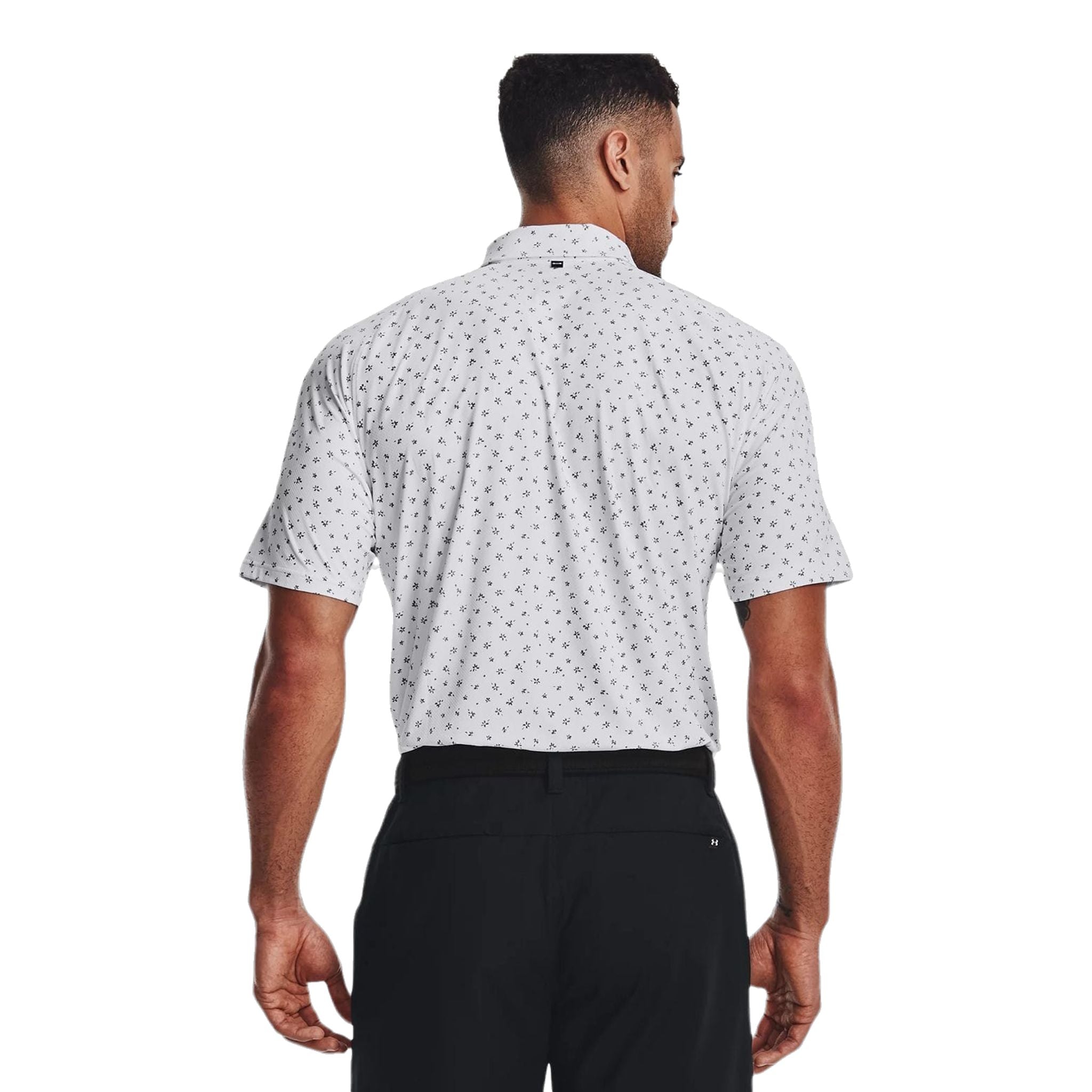 Under Armour Polo Kurzarm Iso-Chill Floral Dash Weiss Herren Herren
