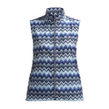 Röhnisch Pocket Wind Vest Zigzag Blue Dámská