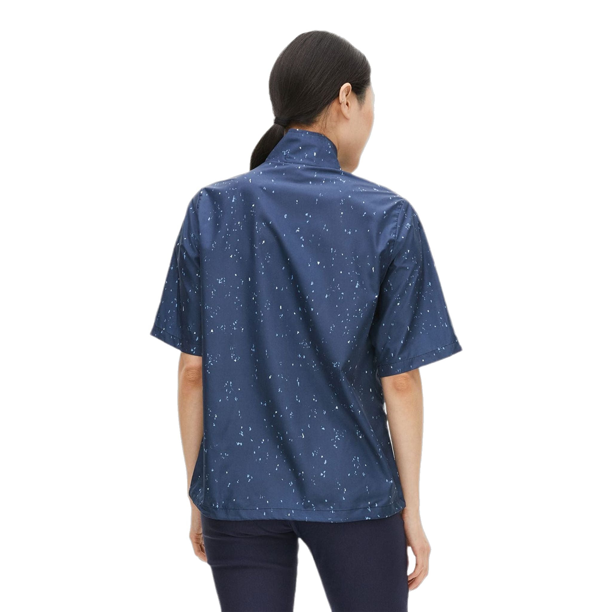 Röhnisch W Wind SS Packable Navy Micro Spot Damen