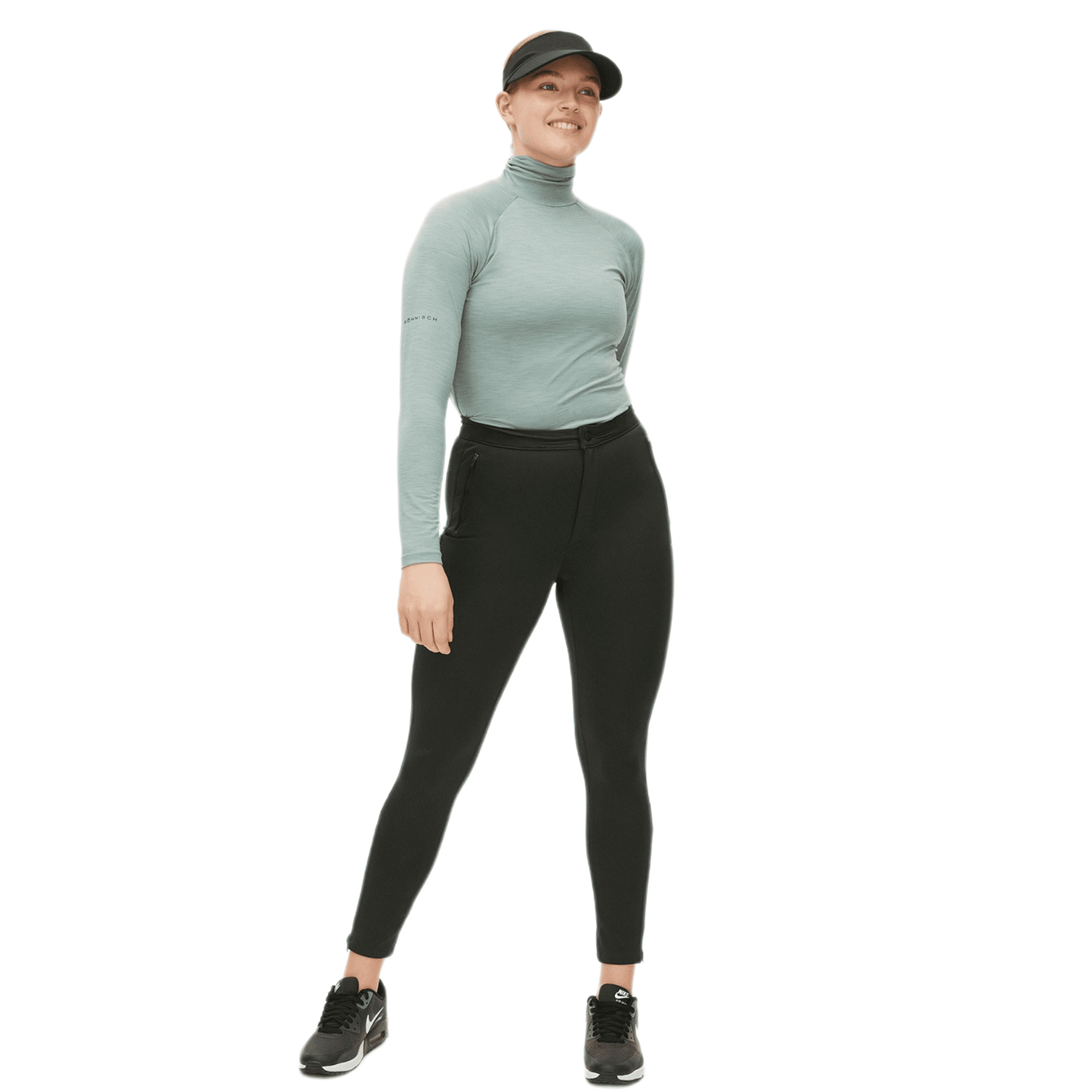 Röhnisch Hailey Golf Polo s dlouhým rukávem Ice Green pro ženy