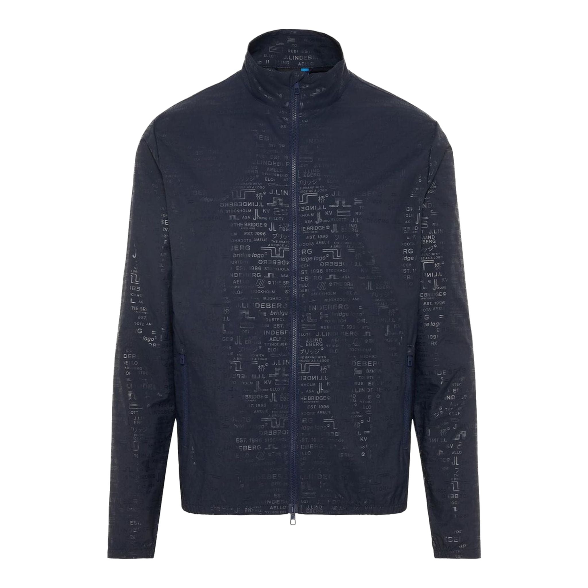 J. Lindeberg M Wind Tech Jacke Felix Deboss Navyblau Herren