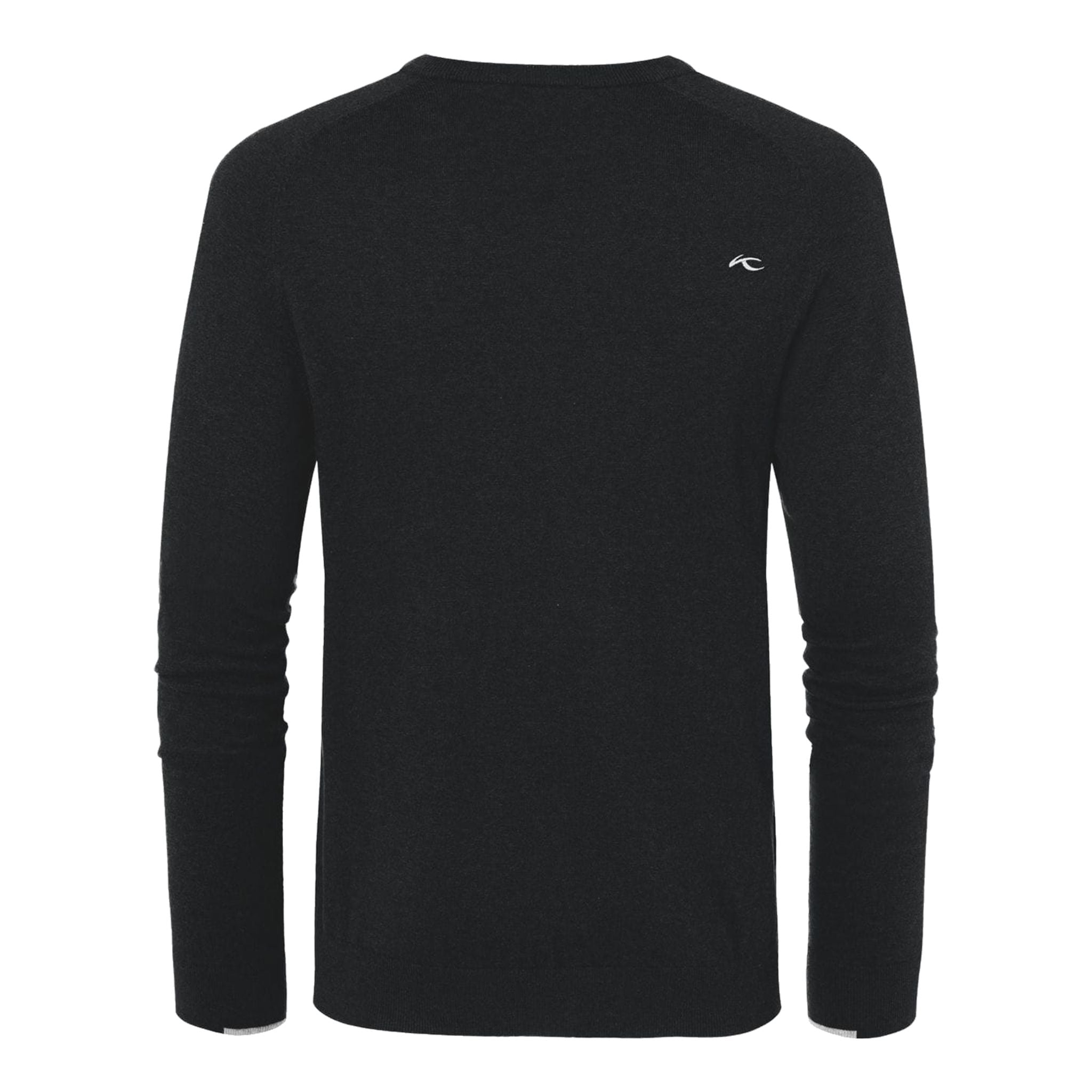 Kjus Pullover V-Ausschnitt Kirk M Schwarz Melange Herren