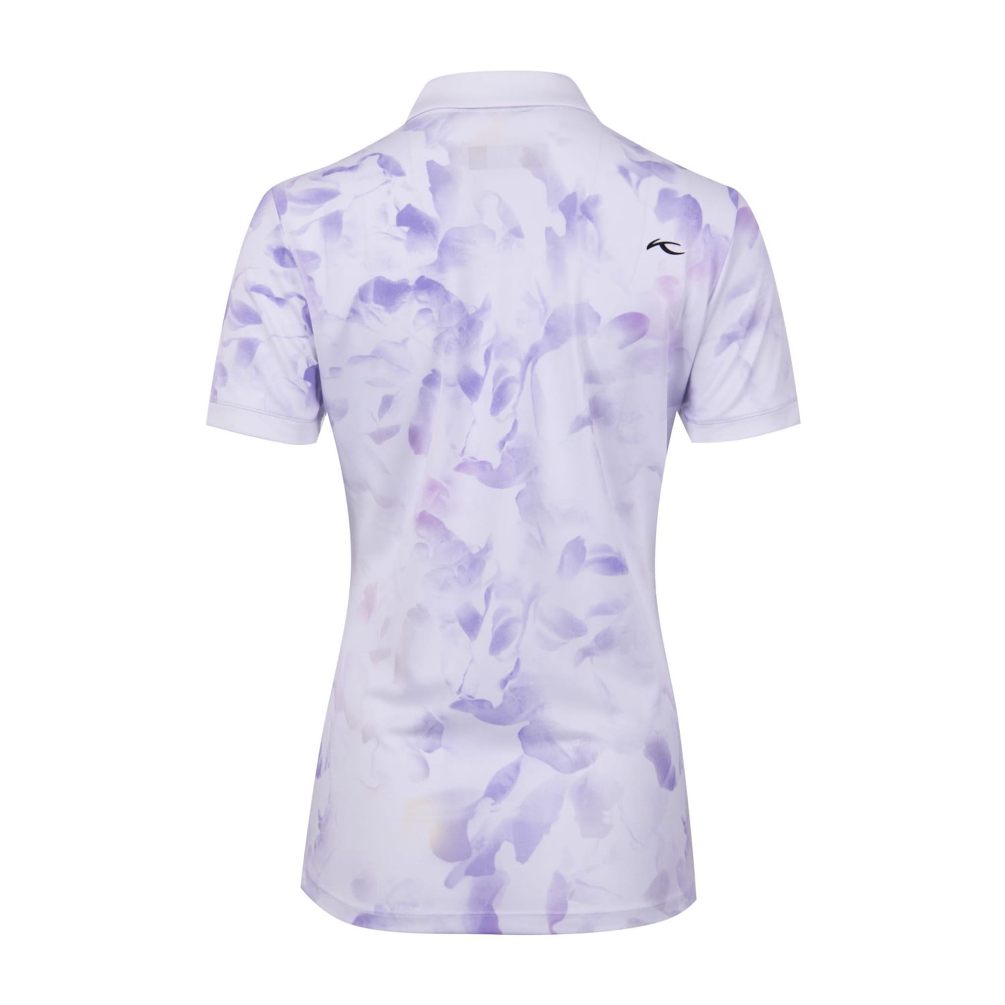 Kjus W Enya Printed SS Polo Bílá/Iris Purple Dámské