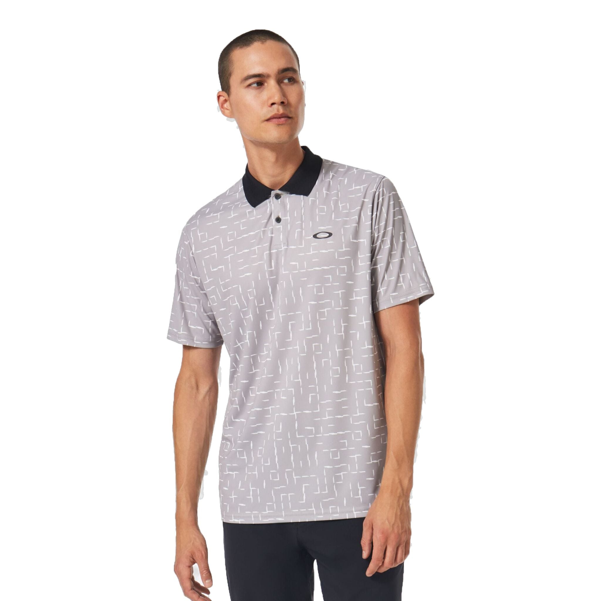 Oakley Divisional Print Geometric Polo Herren