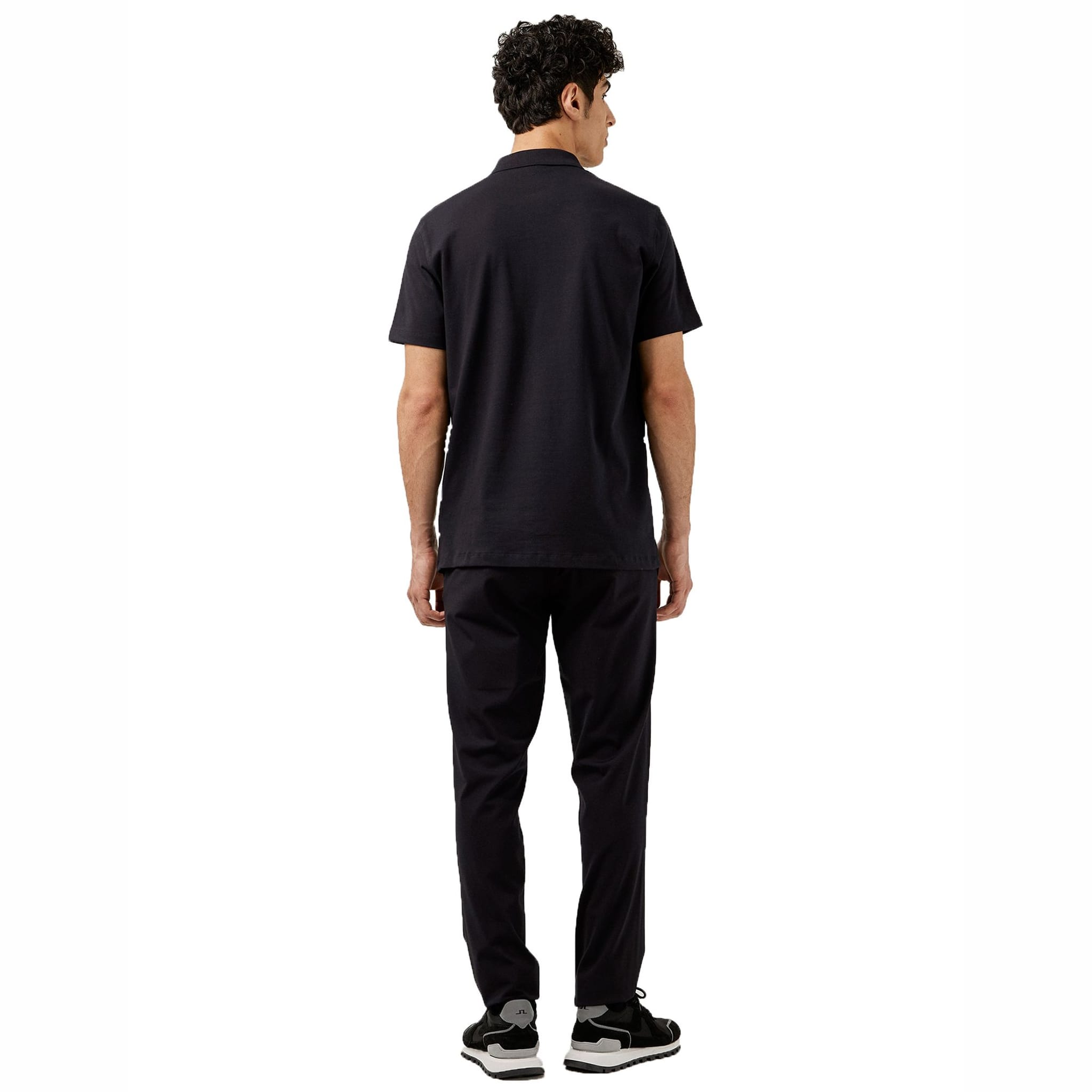 J. Lindeberg Polo JL Strike Rib Jersey Herren