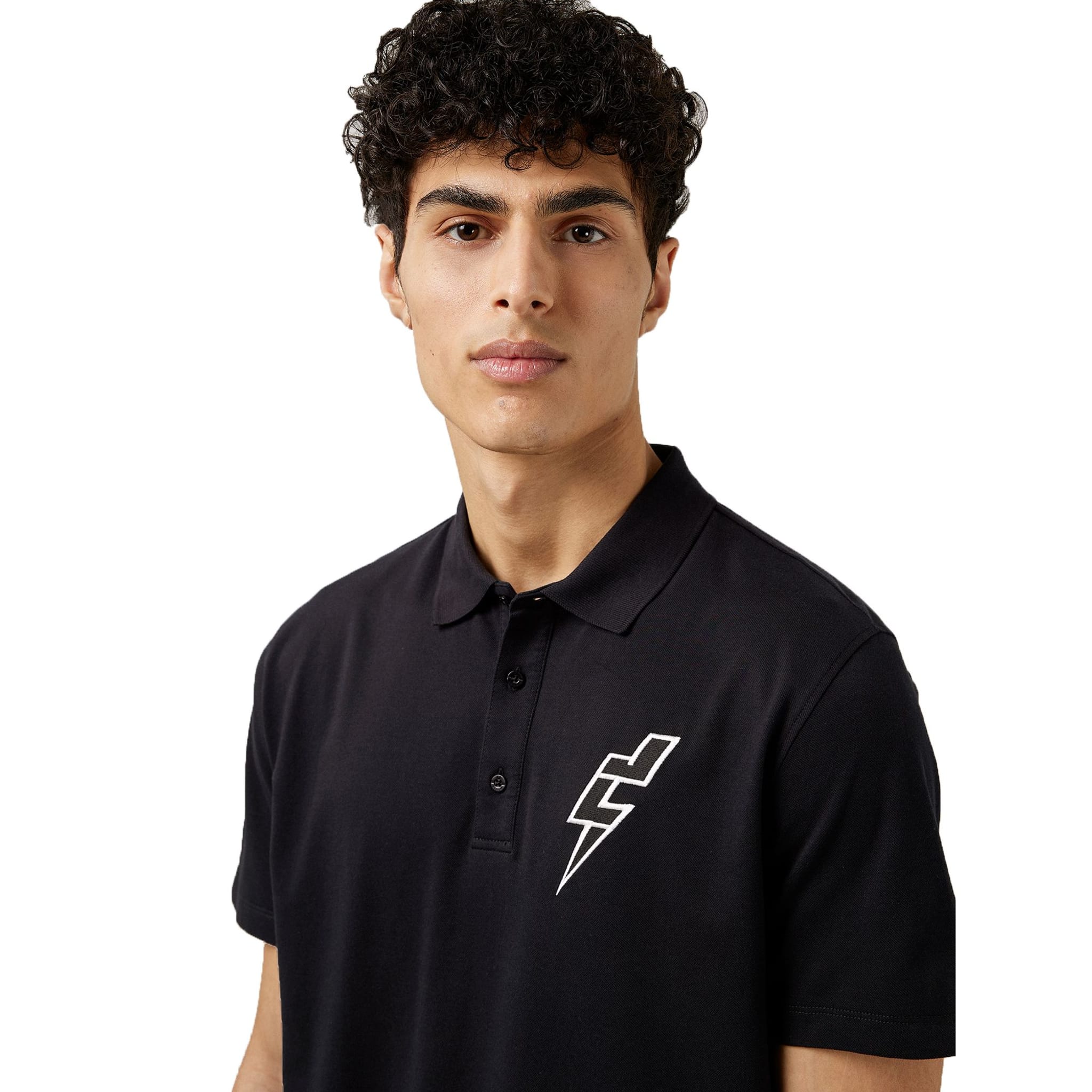 J. Lindeberg Polo JL Strike Rib Jersey Herren