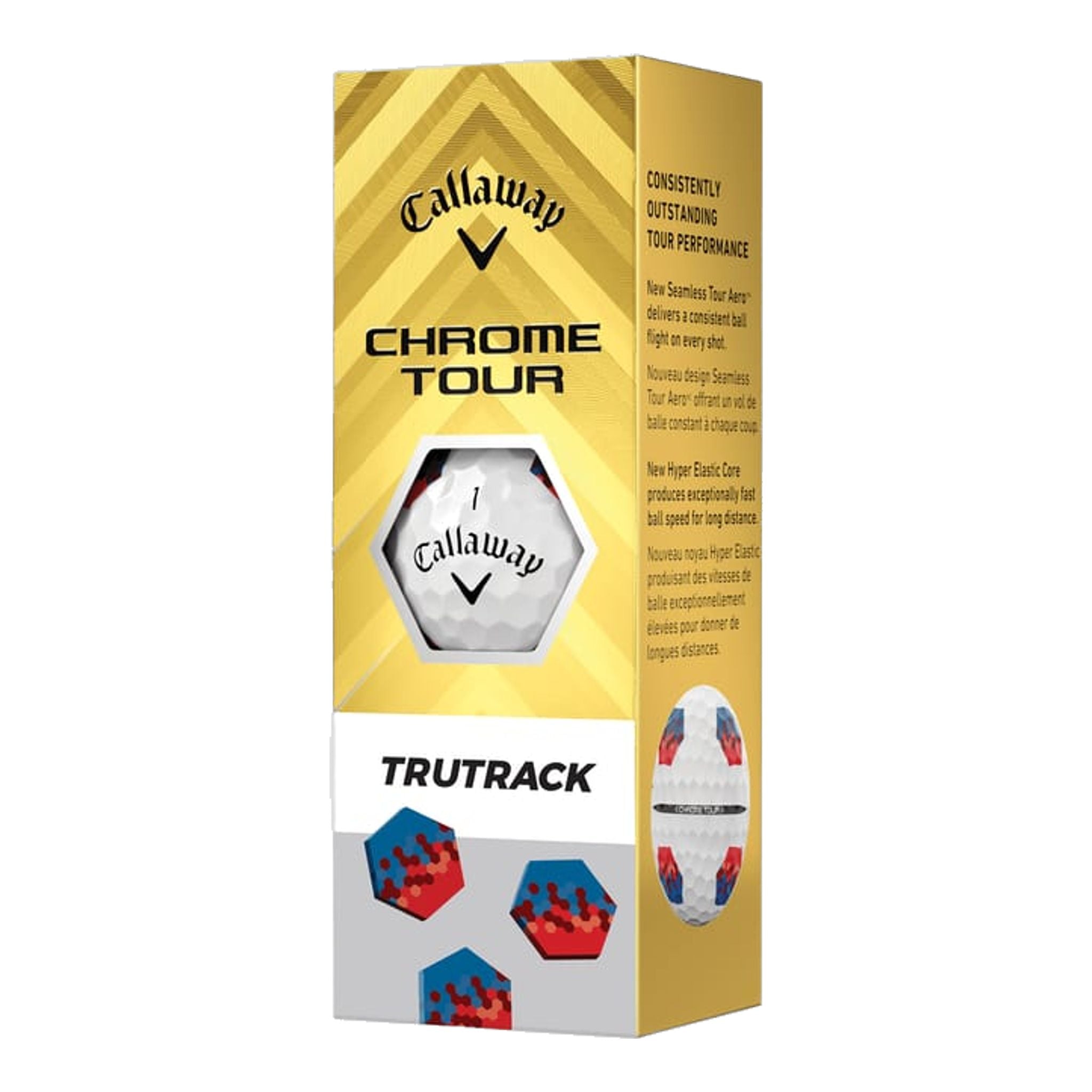Callaway Chrome Tour TruTrack [12 Stück] Golfbälle (2024)