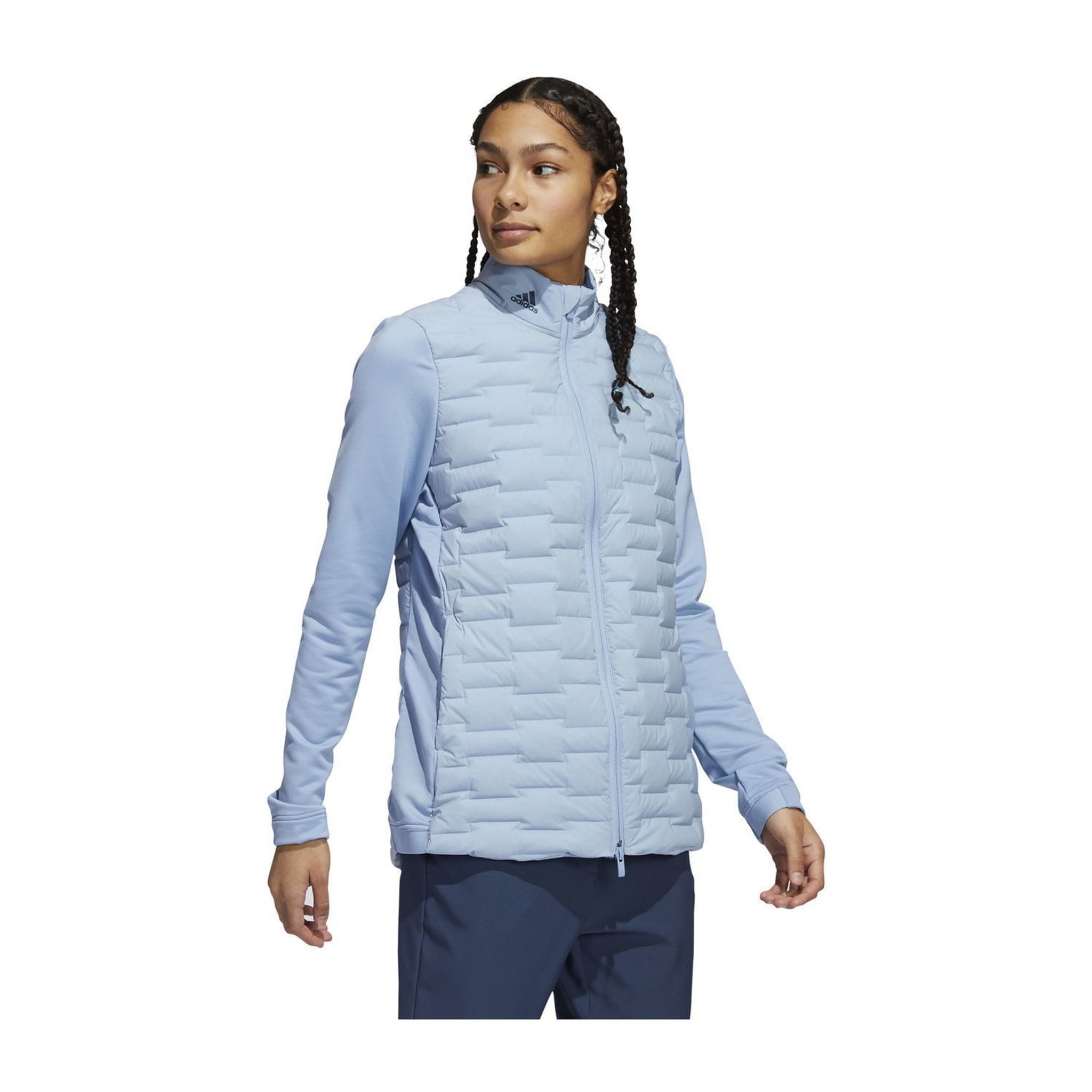 Adidas W bunda Frosted světle modrá dámská