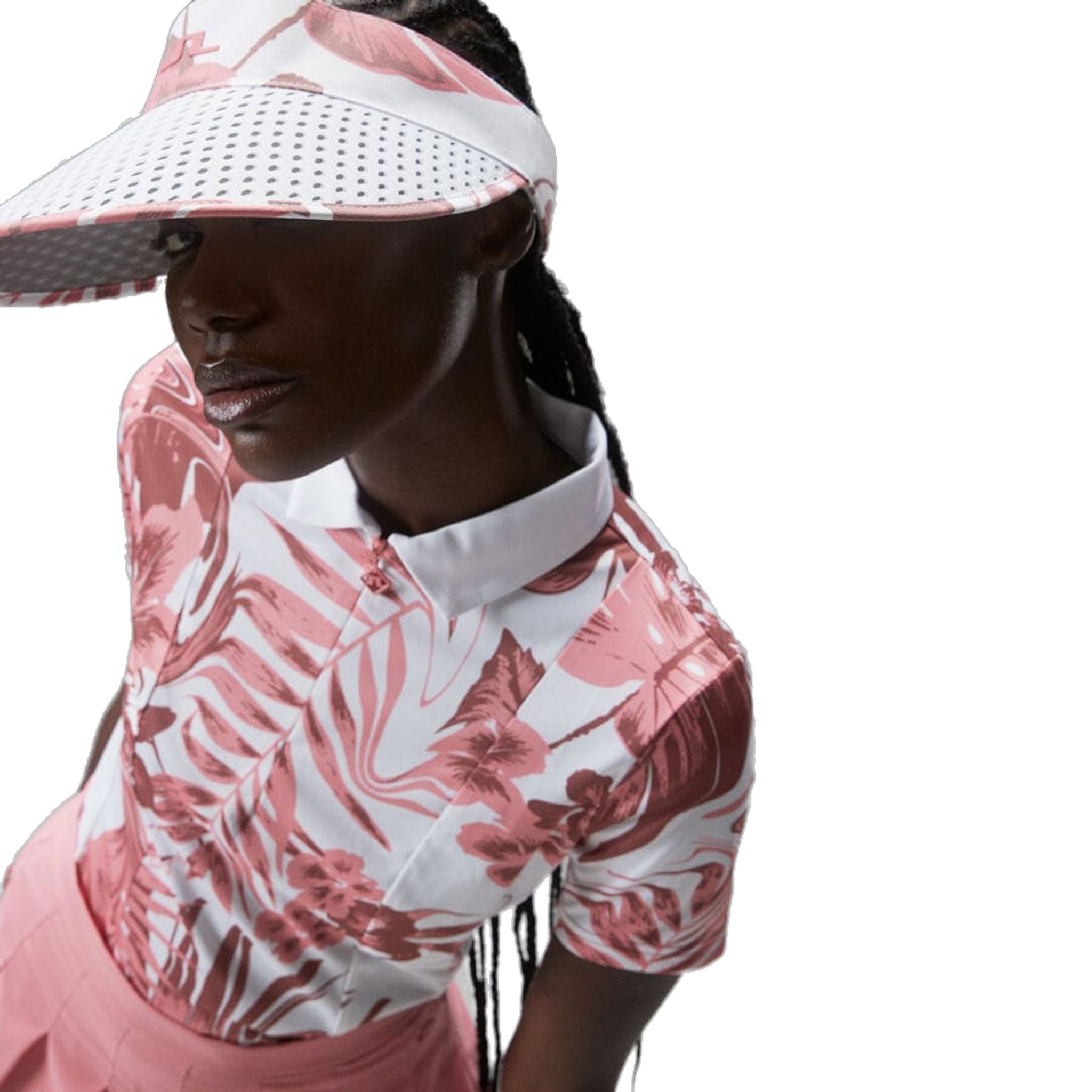 J. Lindeberg Evelina Print Poloshirt Damen