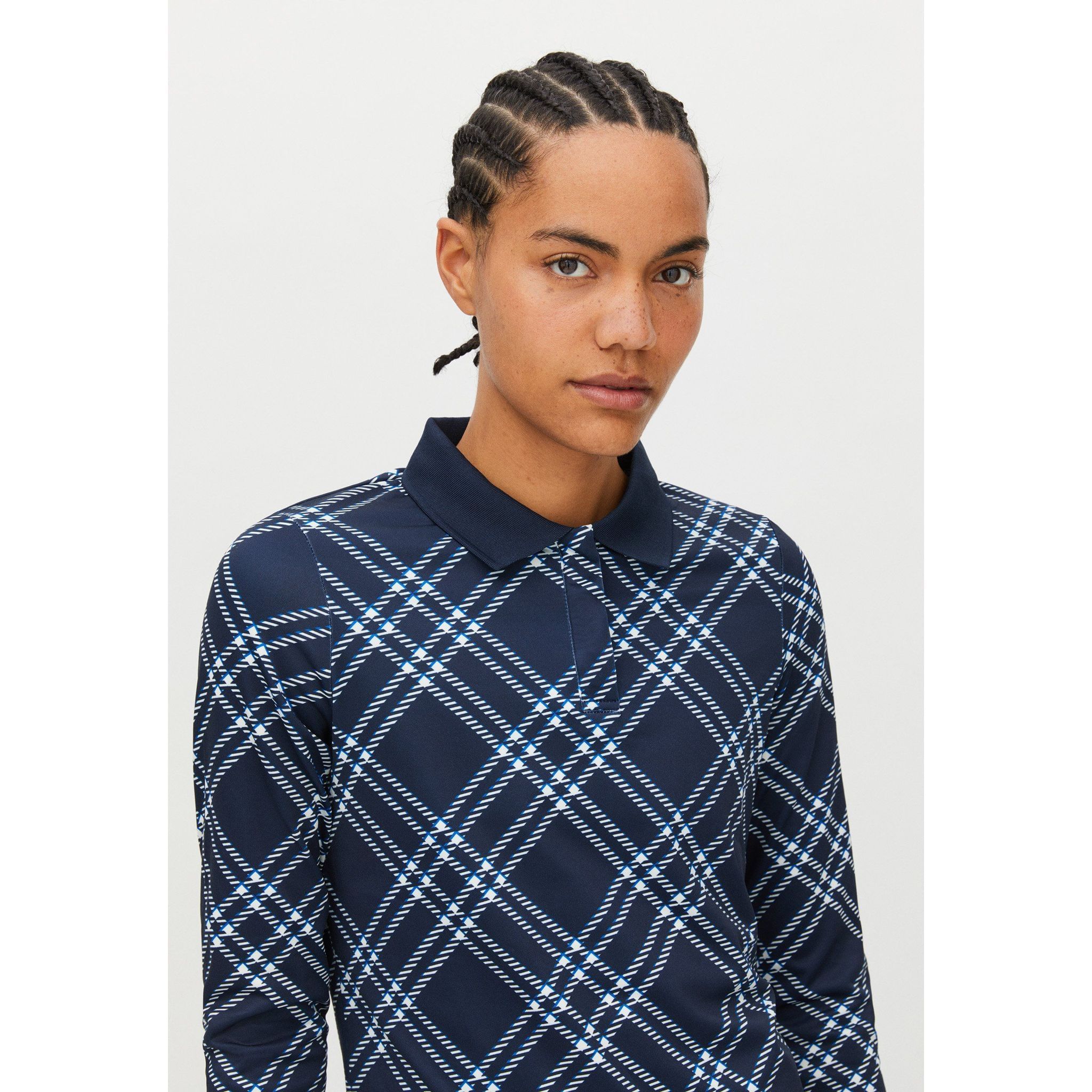 Röhnisch Oversize Check Poloshirt pro dámy