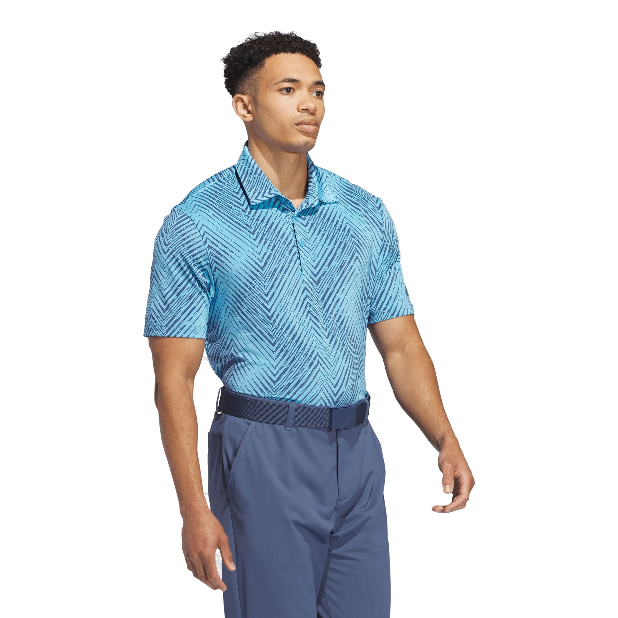 Adidas Ultimate365 Allover Print Polo Shirt Herren