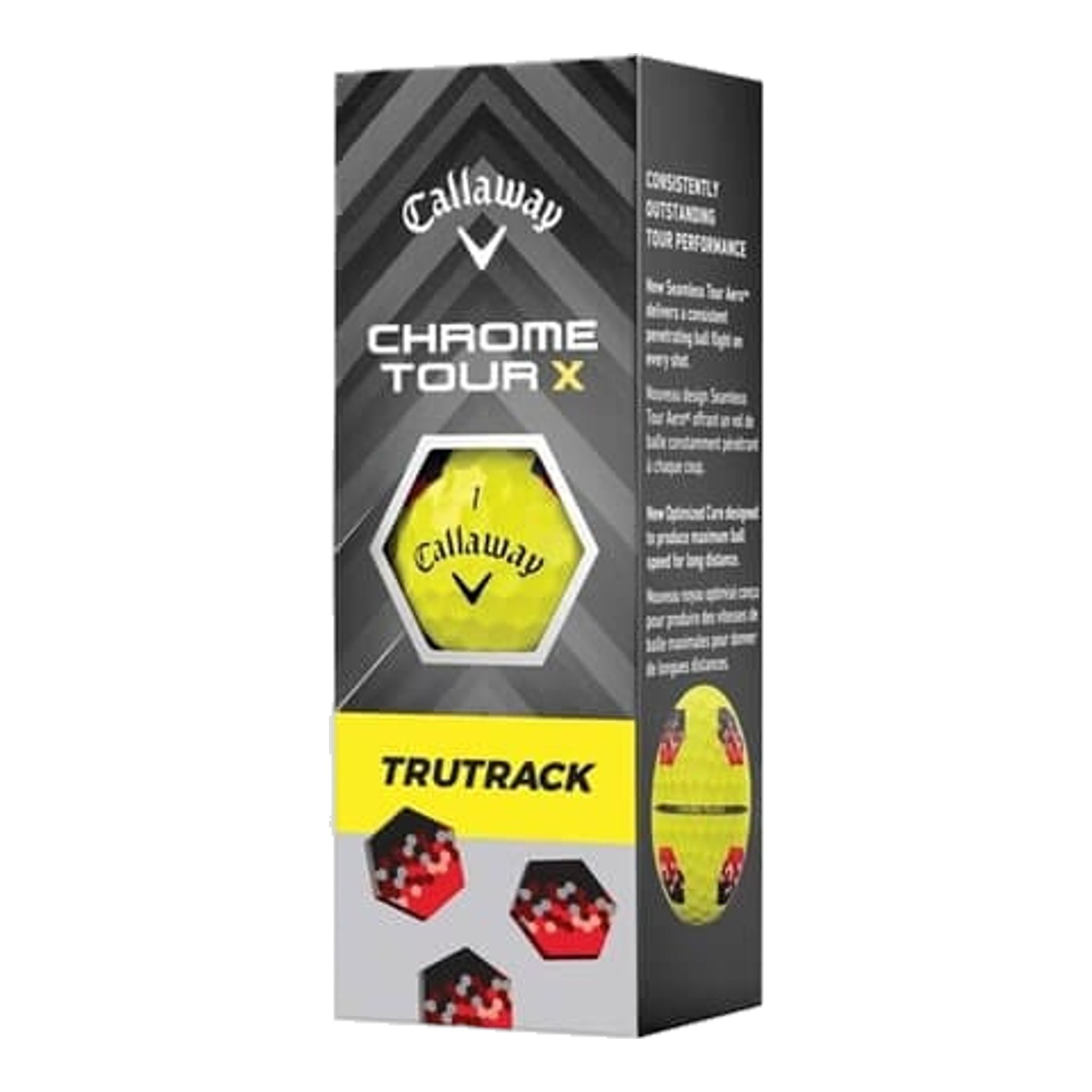 Callaway Chrome Tour X TruTrack [12 Stück] Golfbälle (2024)
