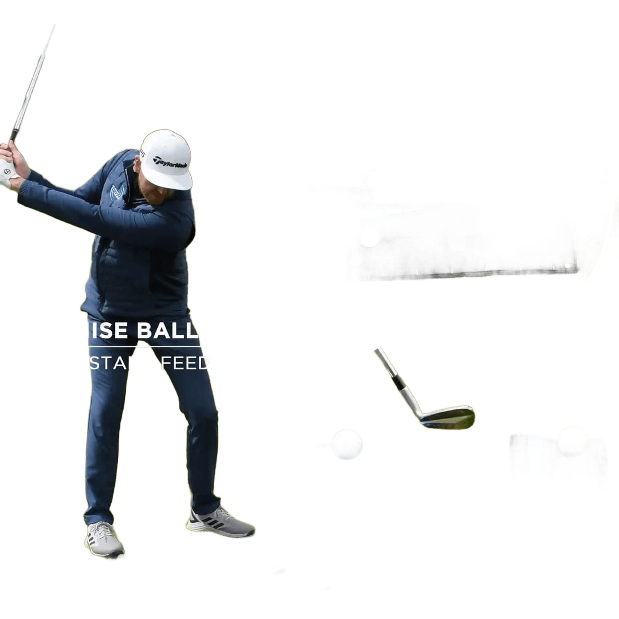 Me and My Golf Ball Striker Alignment Towel