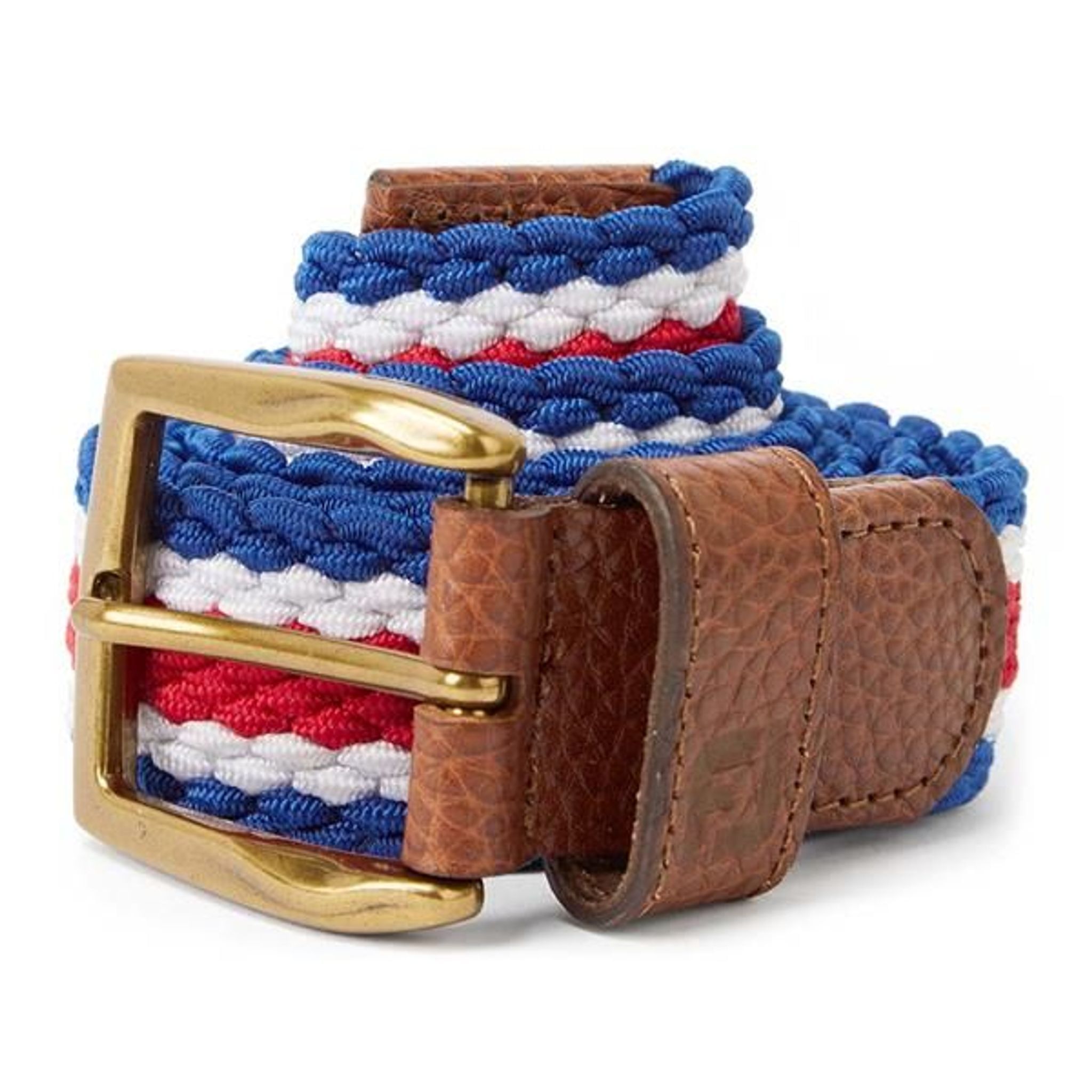 Footjoy Pásek Striped Pánský Twilight, Racing Red, White Pánský