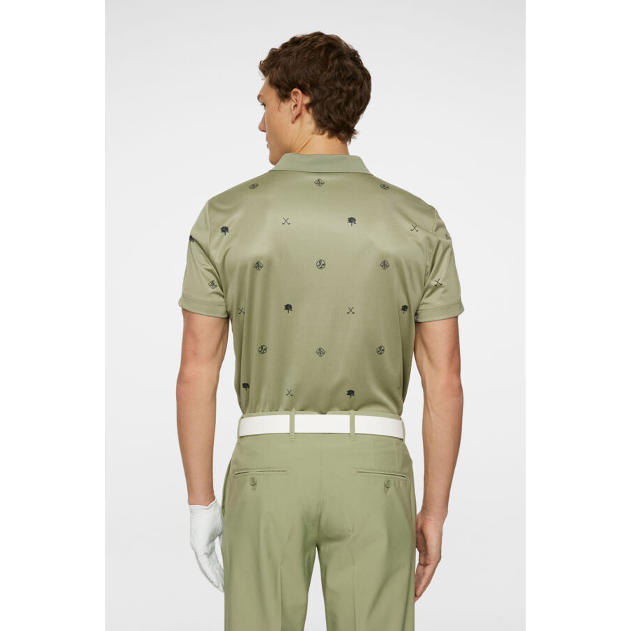 J. Lindeberg Club House Motif Polo Herren