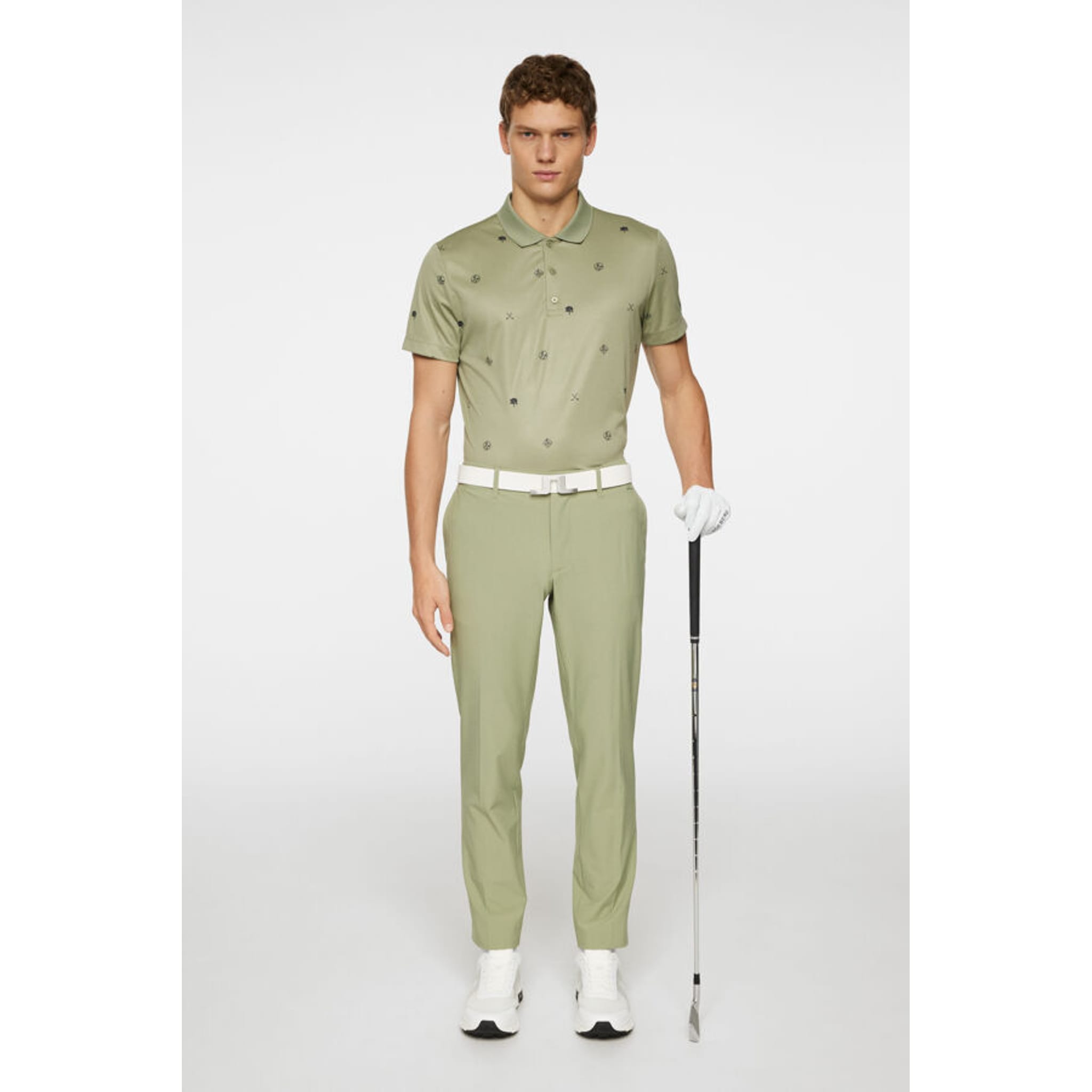 J. Lindeberg Club House Motif Polo Herren