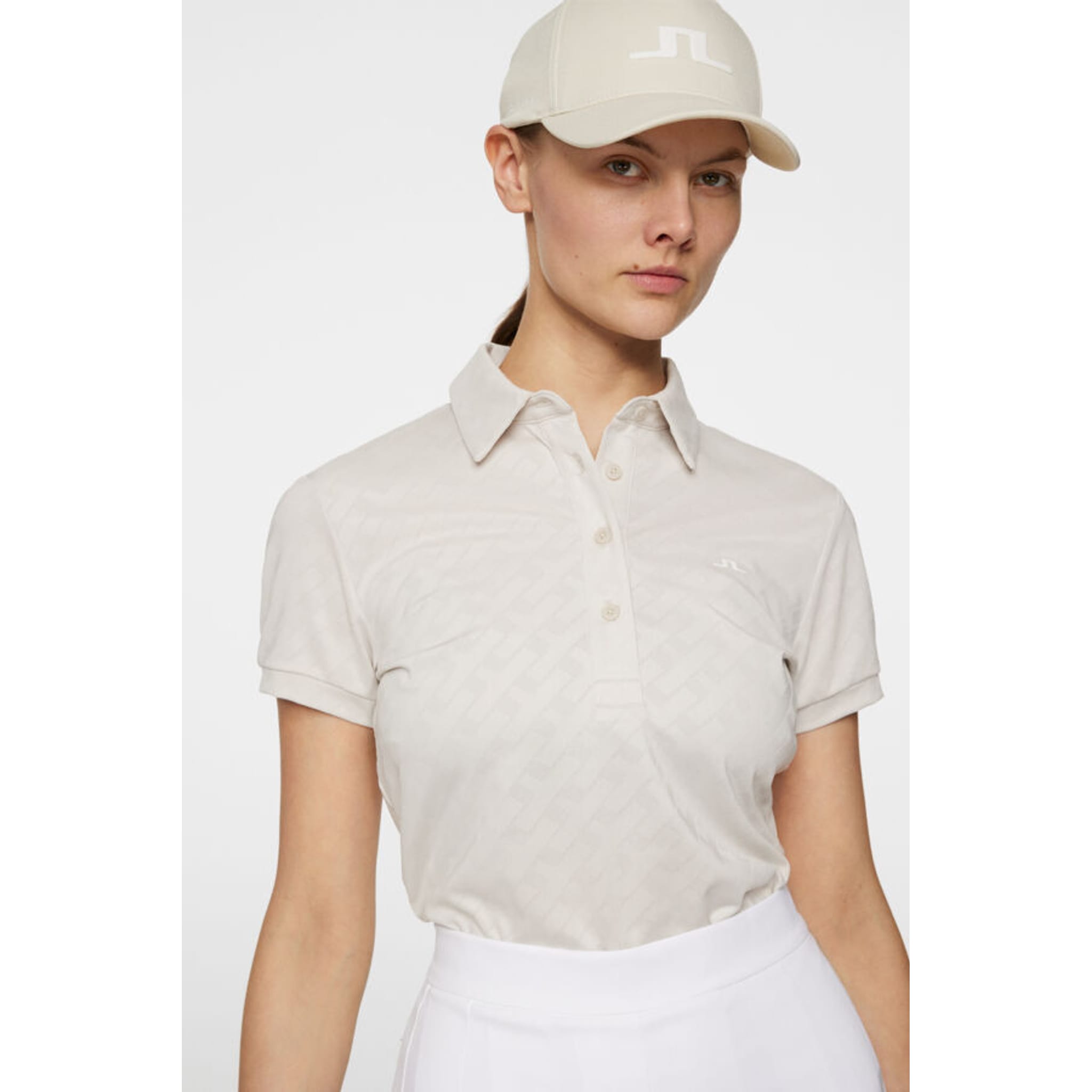 J. Lindeberg Alaya Jacquard Polo Damen