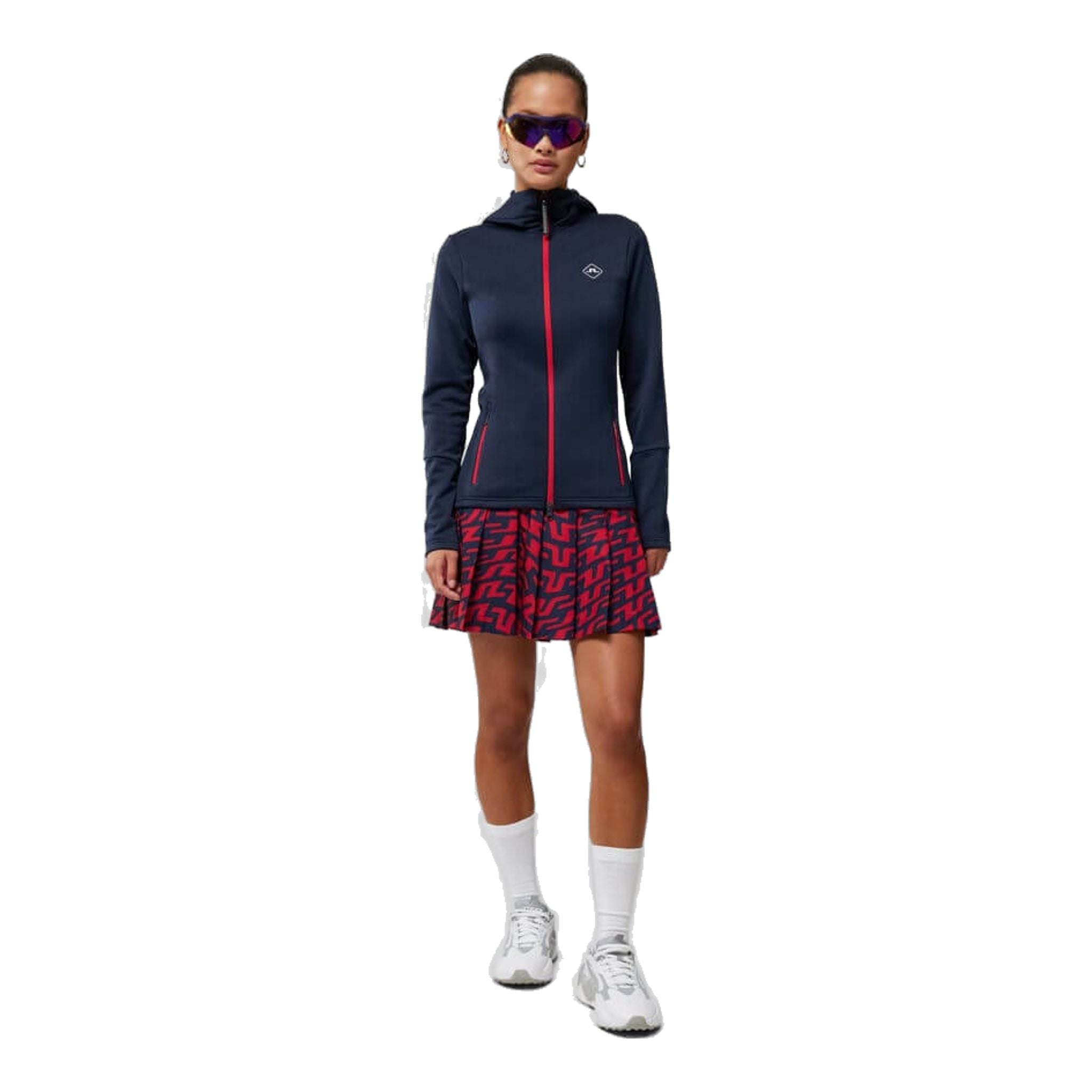 J. Lindeberg Aerial Hood Golf Sweater Damen