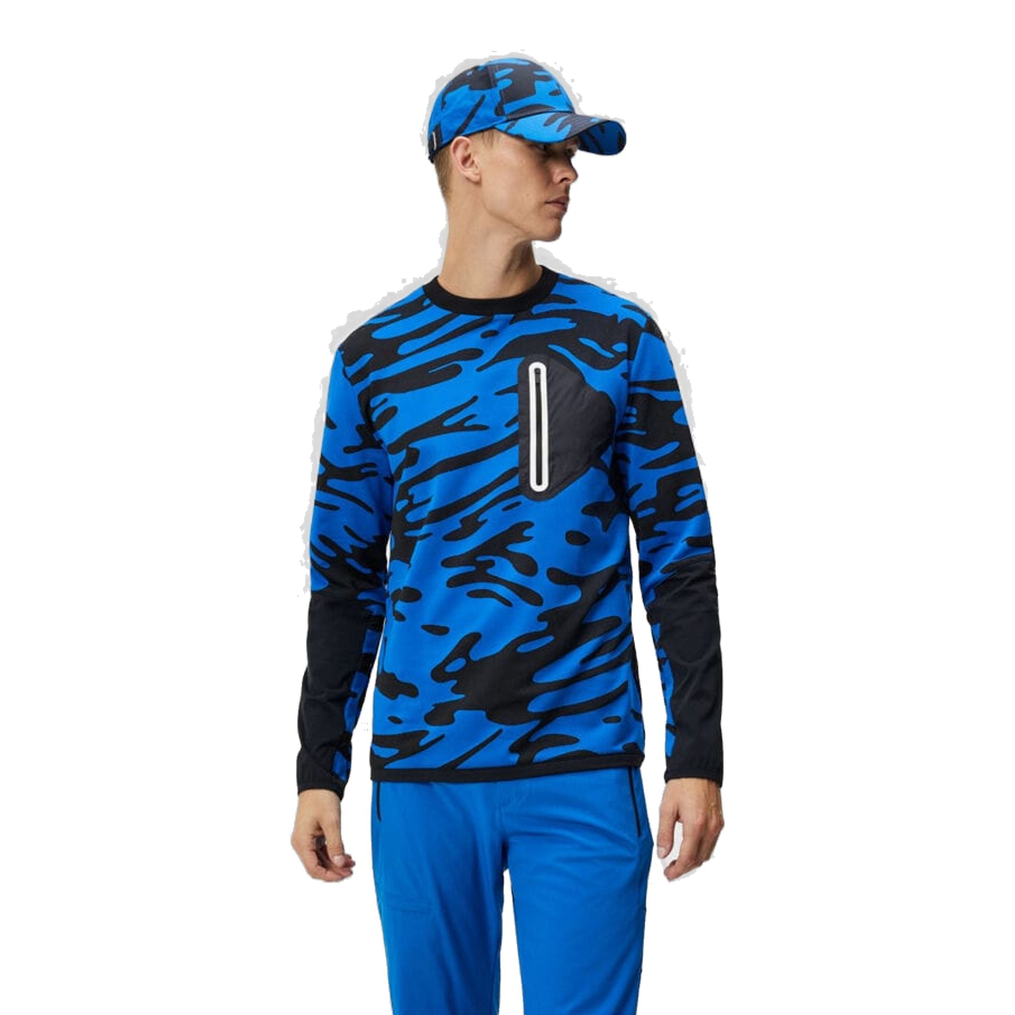 J. Lindeberg Alonso Jacquard Crew Neck Herren