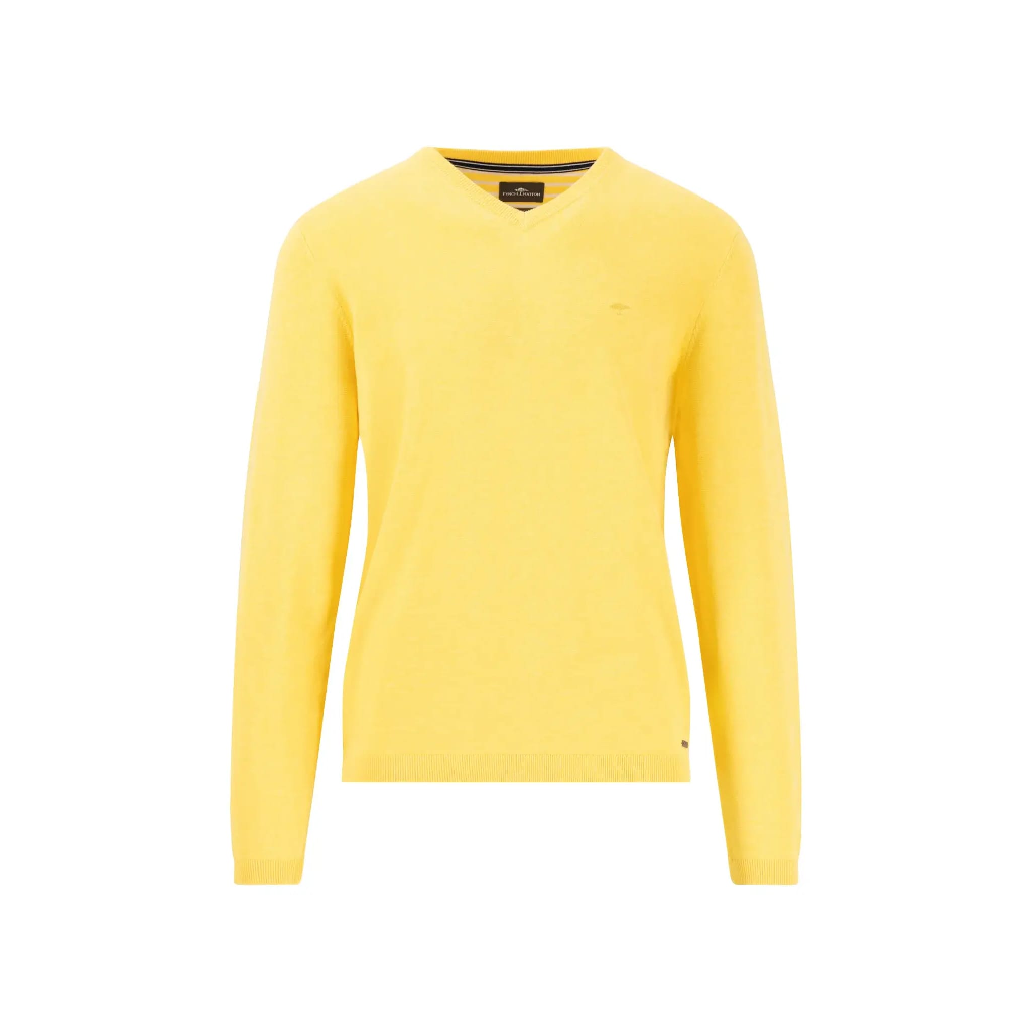 Fynch Hatton Air Cotton V-Neck Herren