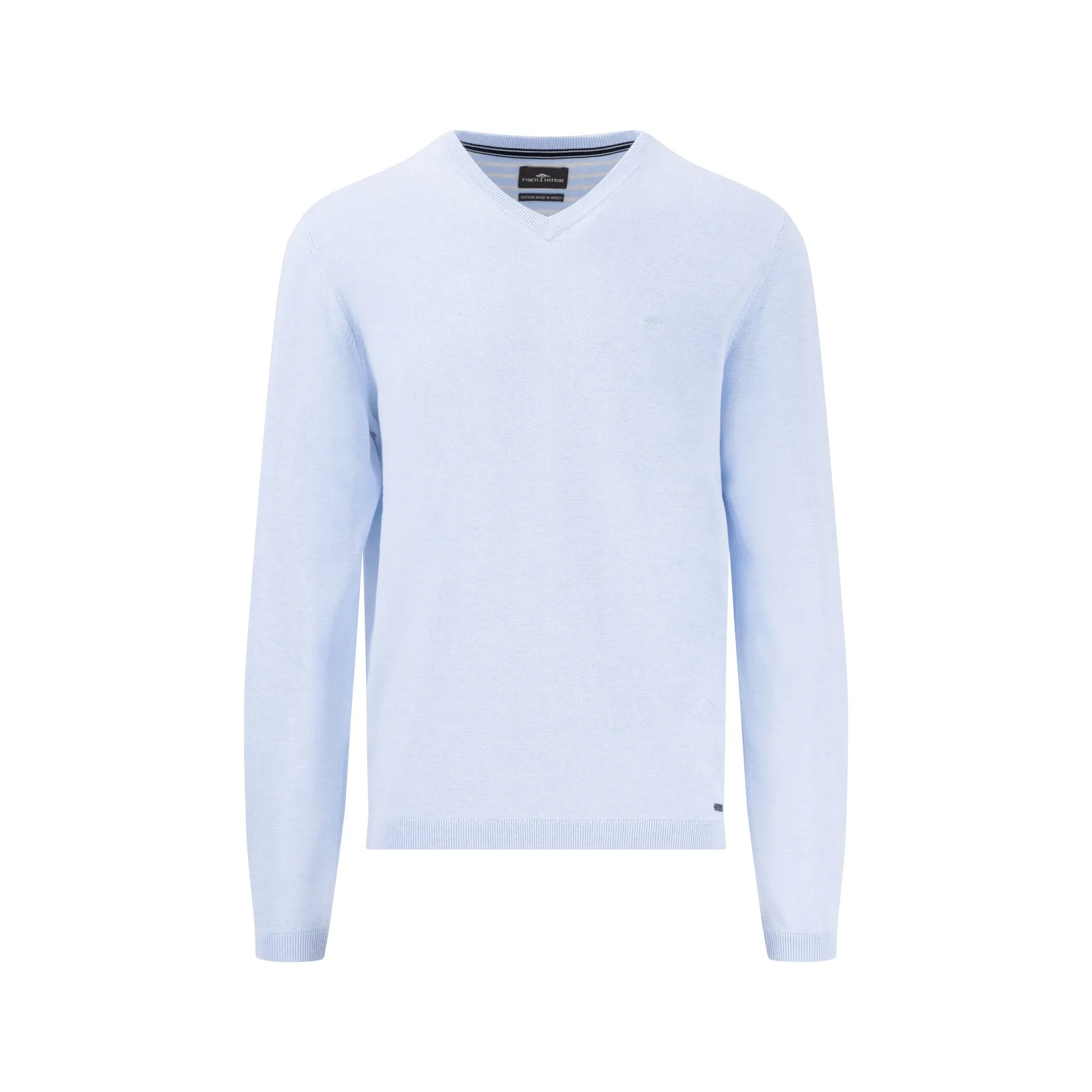 Fynch Hatton Air Cotton V-Neck Herren