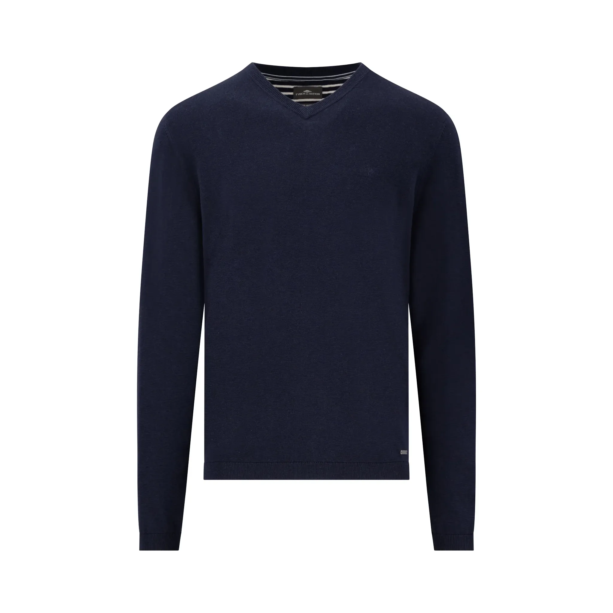 Fynch Hatton Air Cotton V-Neck Herren