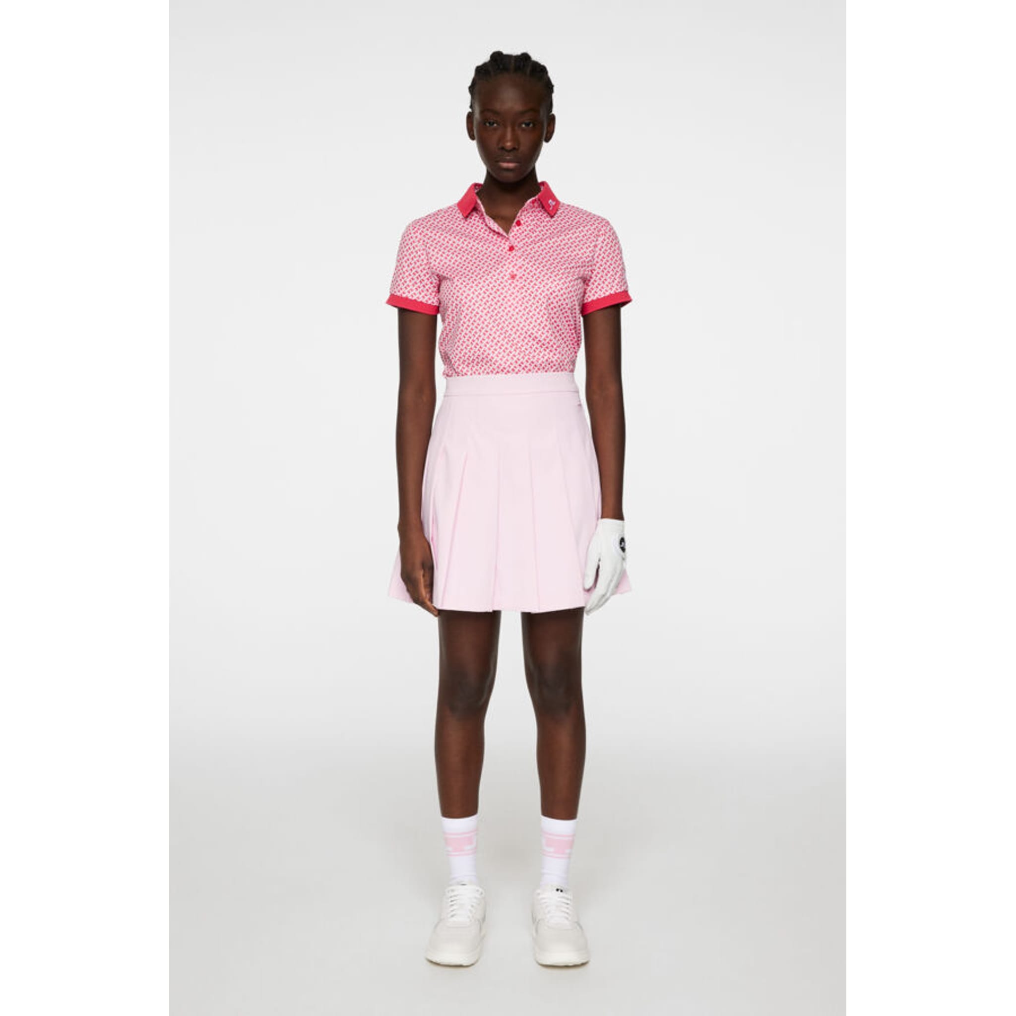 J. Lindeberg Tour Tech Print Polo Damen