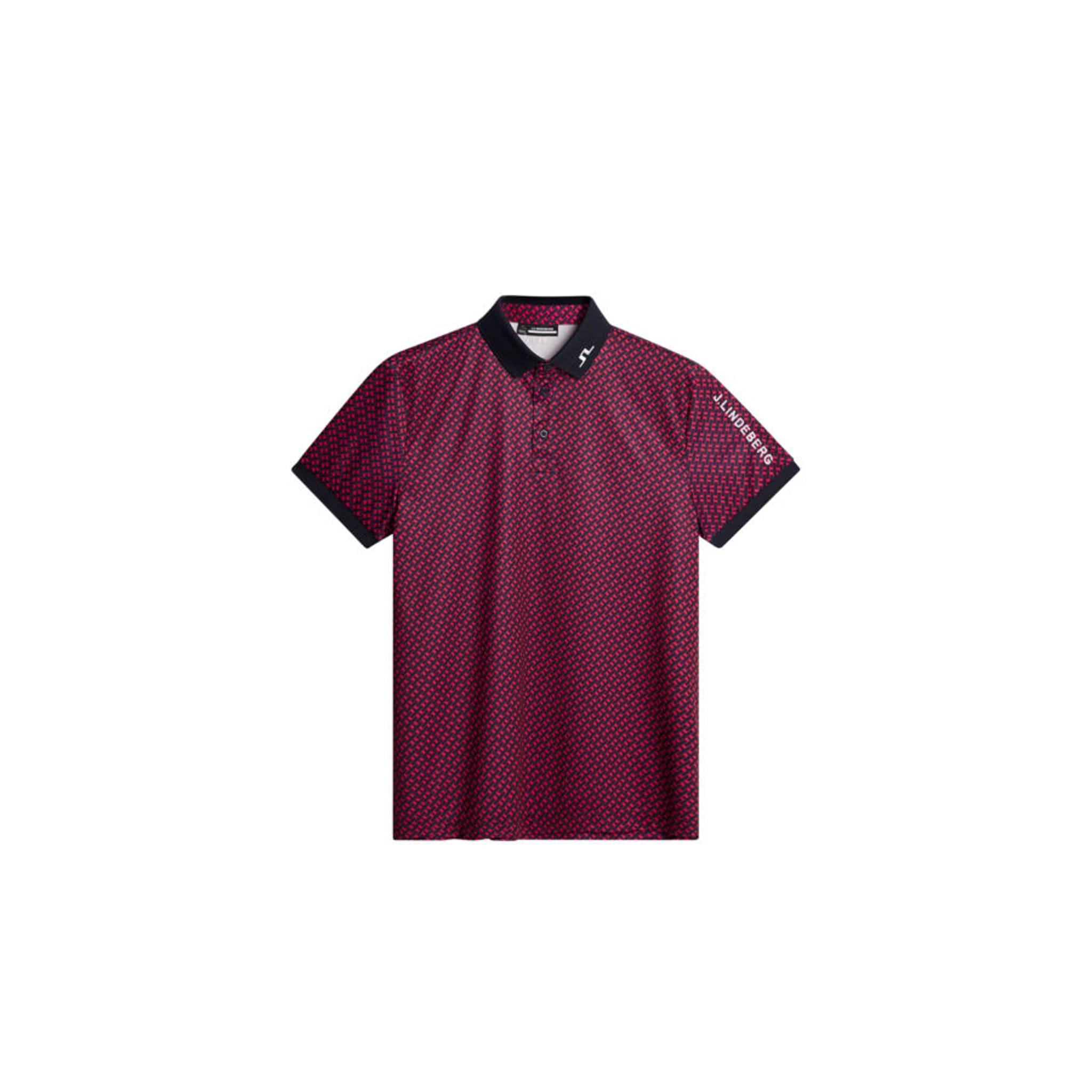 J. Lindeberg Tour Tech Print Polo Herren