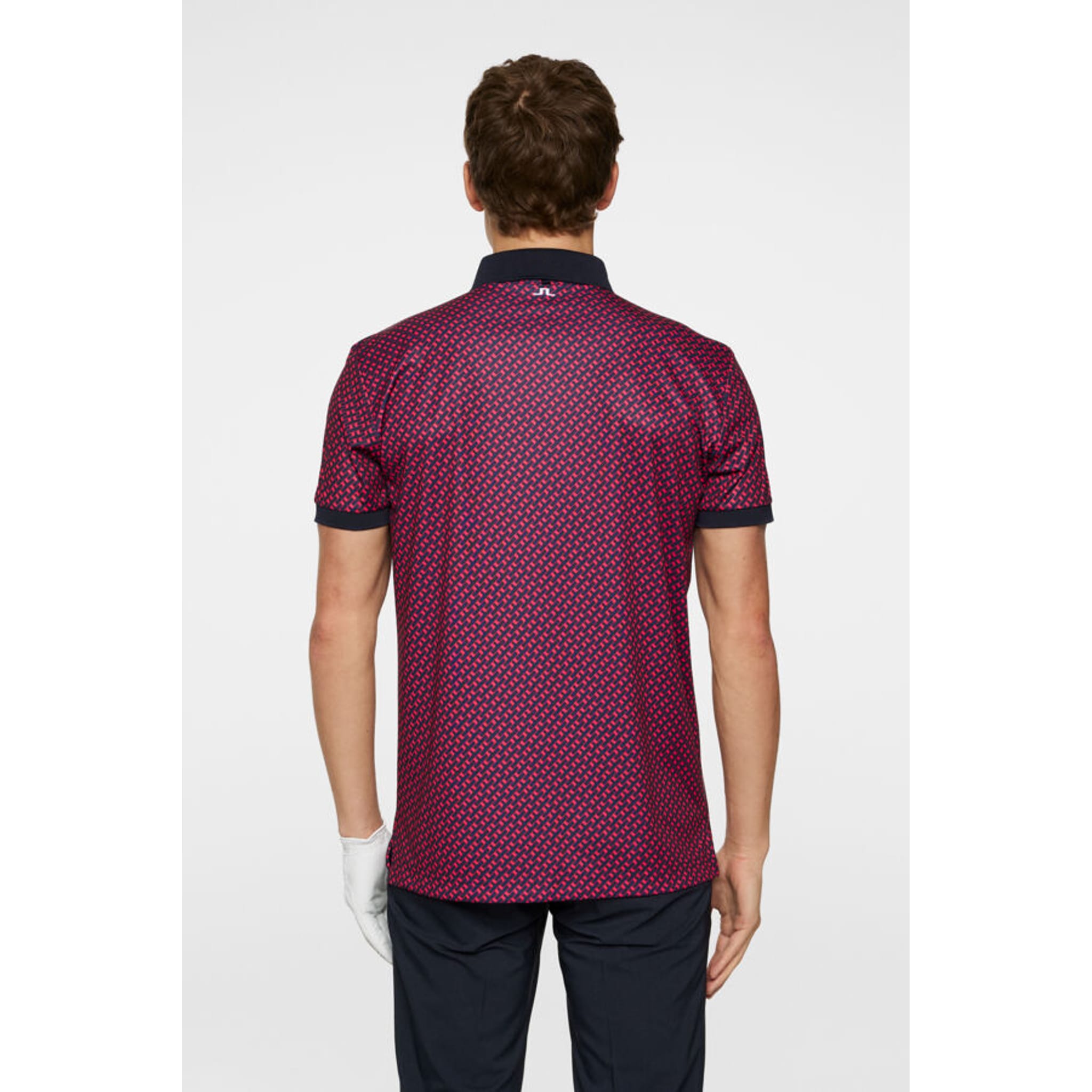 J. Lindeberg Tour Tech Print Polo Herren