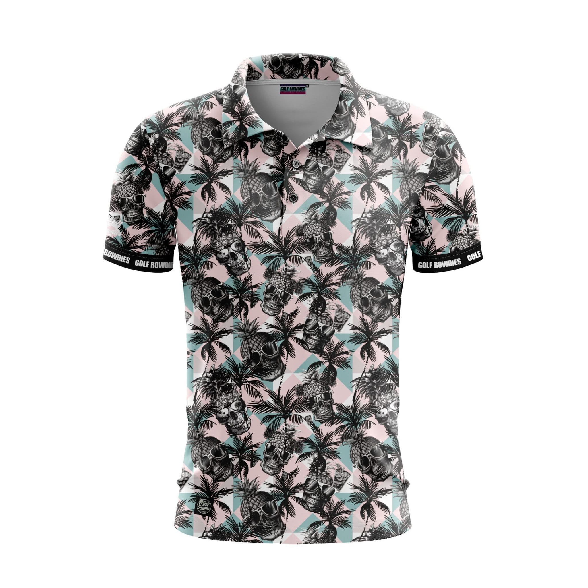 Golf Rowdies Cool Pineapple Polo Herren