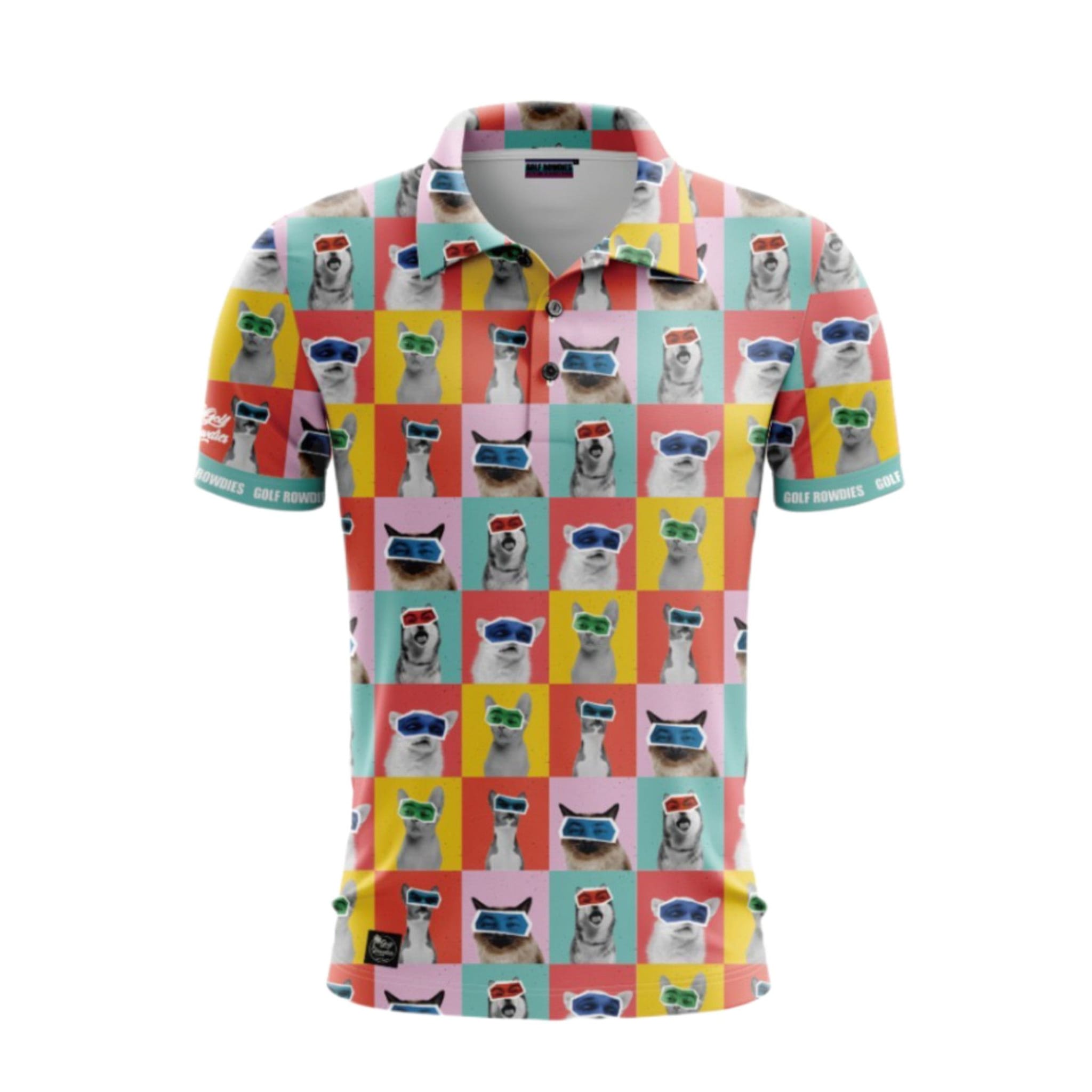 Golf Rowdies Cats & Dogs Polo Herren