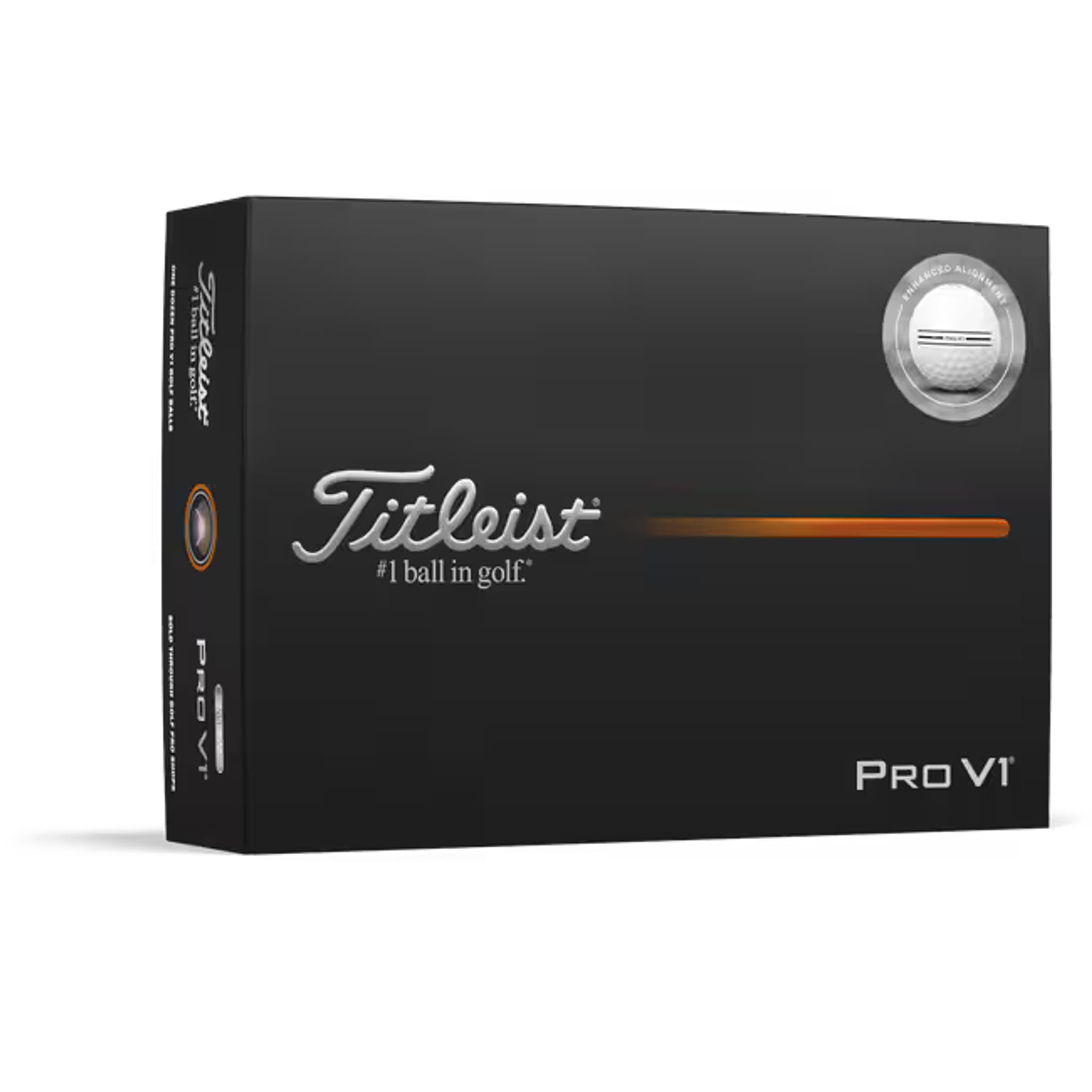 Titleist Pro V1 Elongated Alignment (2025) Golfbälle