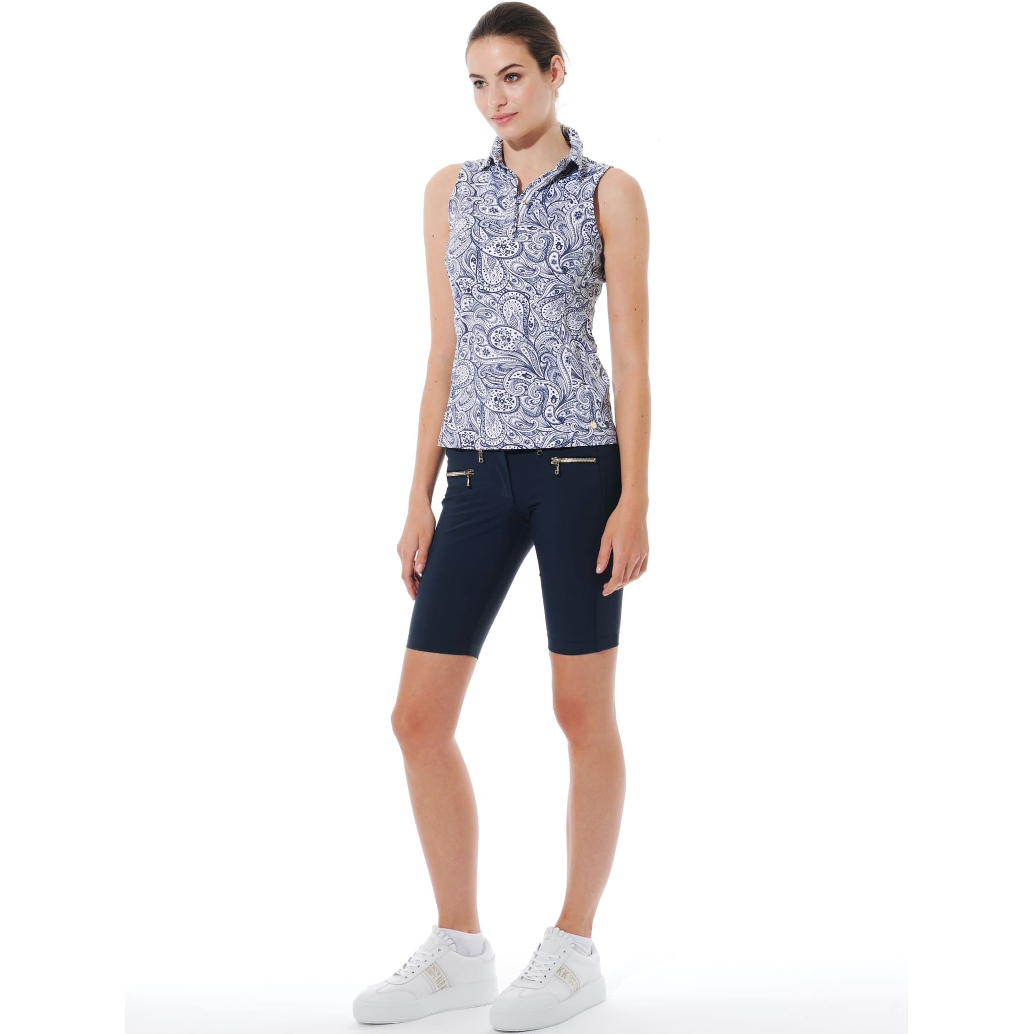 MDC Sportwear W Polo SL Merlyn Print Paisley Dámské