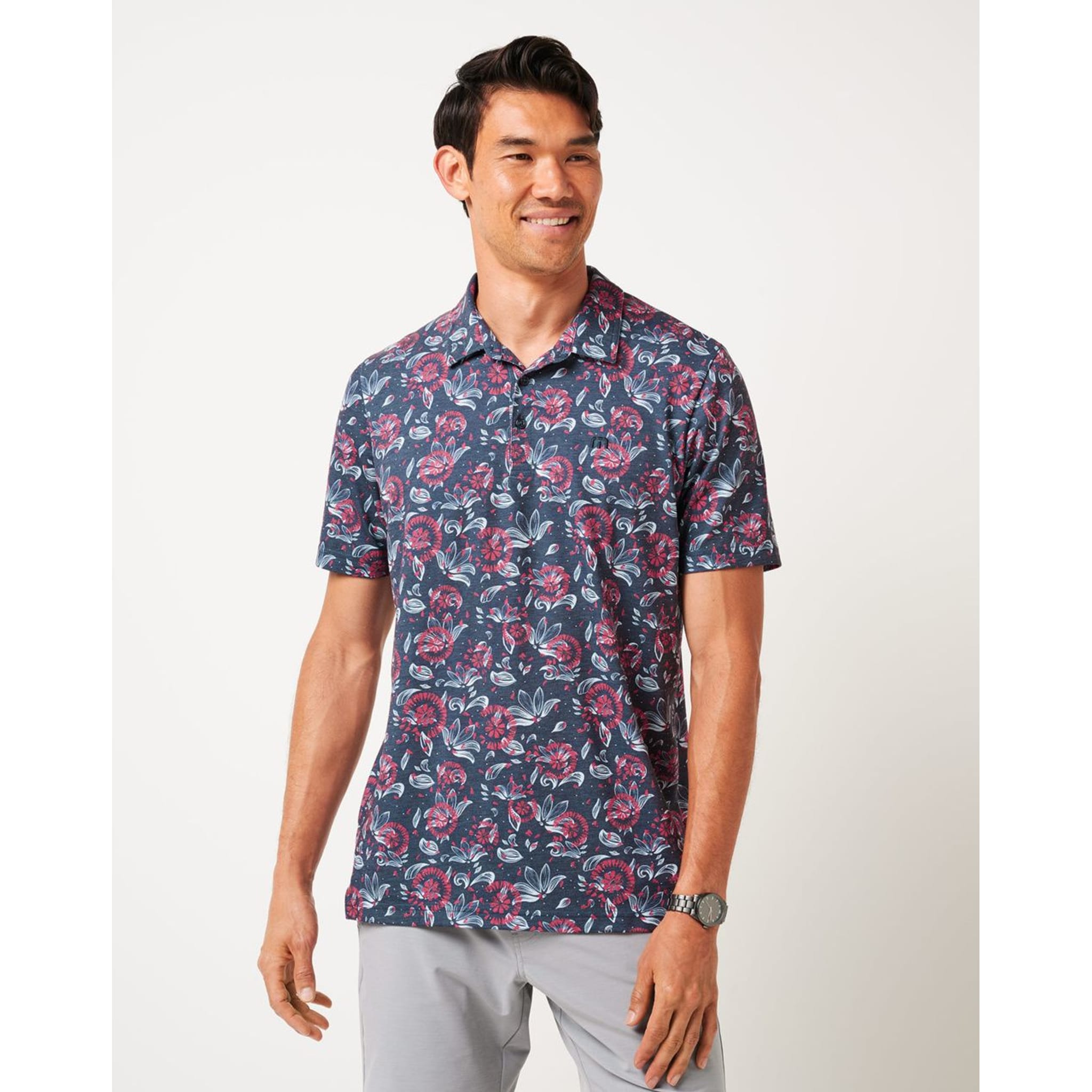 Travis Mathew Featherweight Flouri Polo Herren