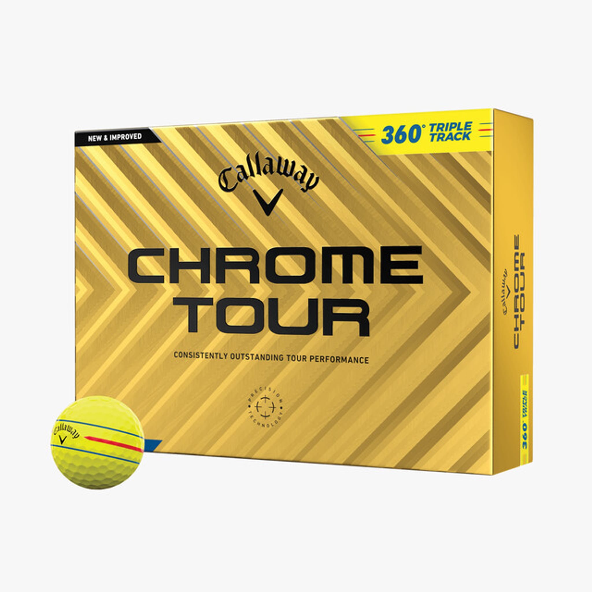 Callaway Chrome Soft Triple Track golfové míčky (2024)