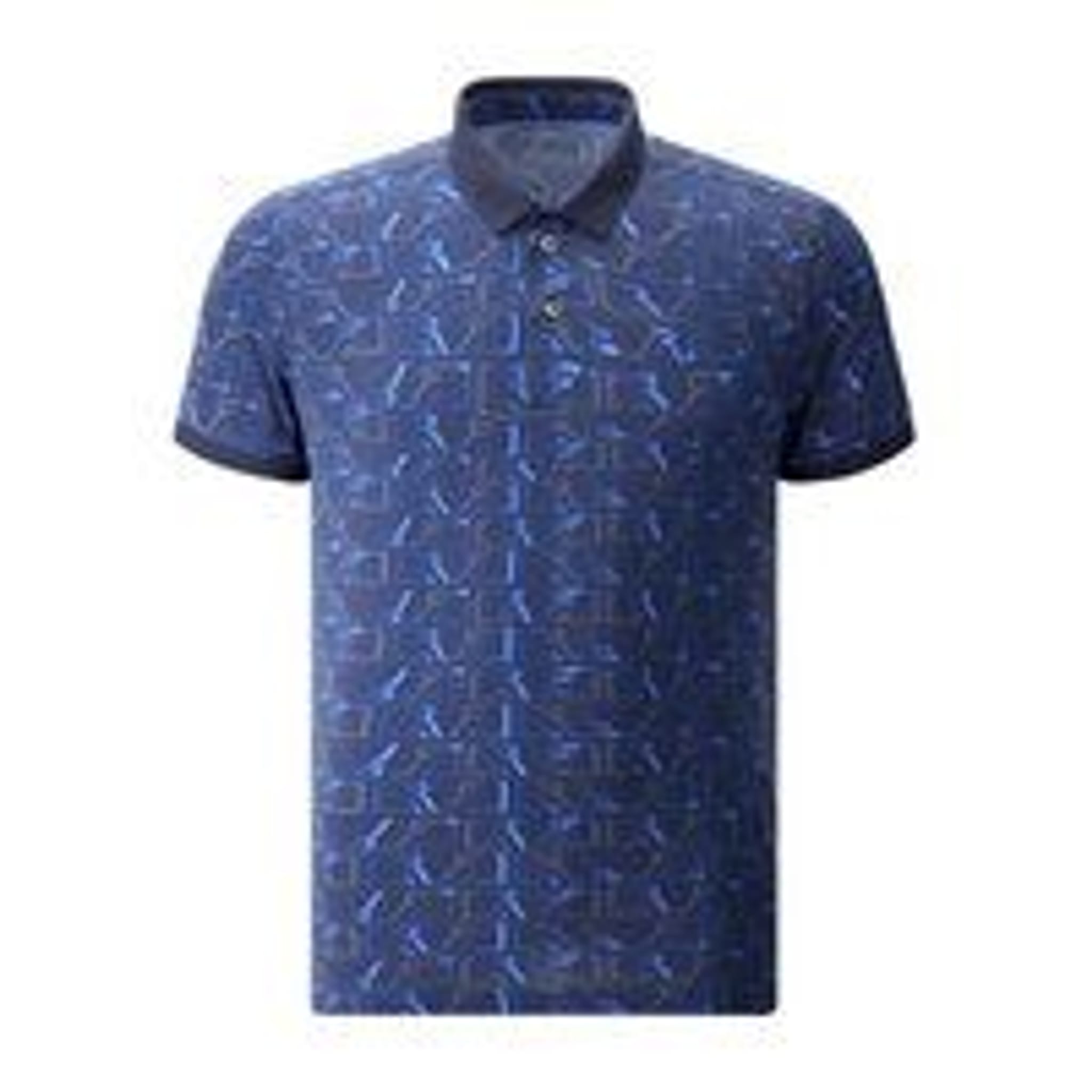 Chervo Arsenal Pánské Polo Tmavě Modré Vzorované 48