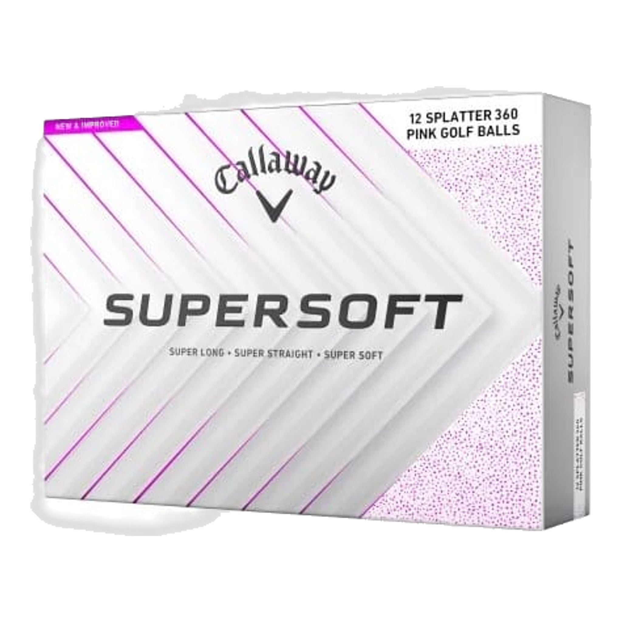 Callaway Supersoft 25 Splatter Golfbälle