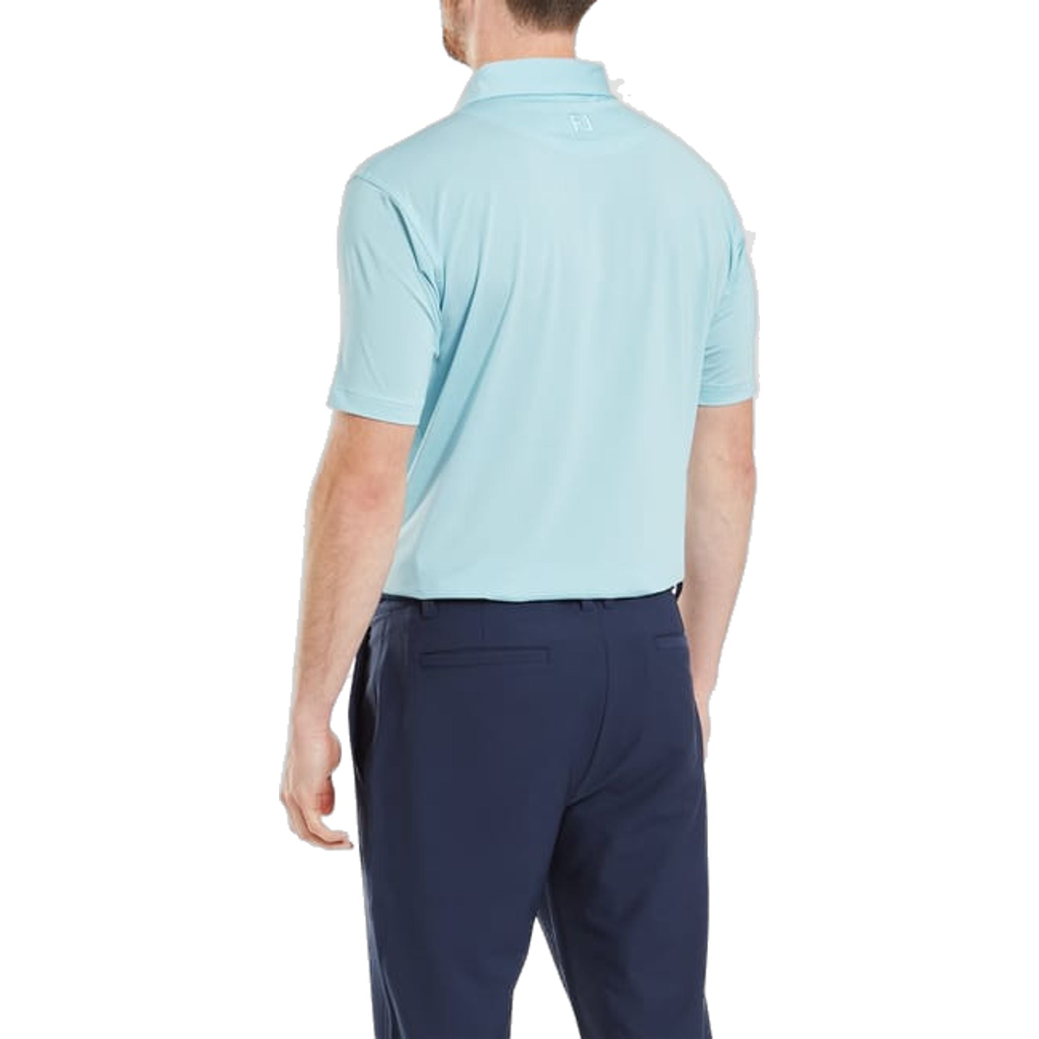 Footjoy Micro Feeder Stripe Lisle Polo Herren