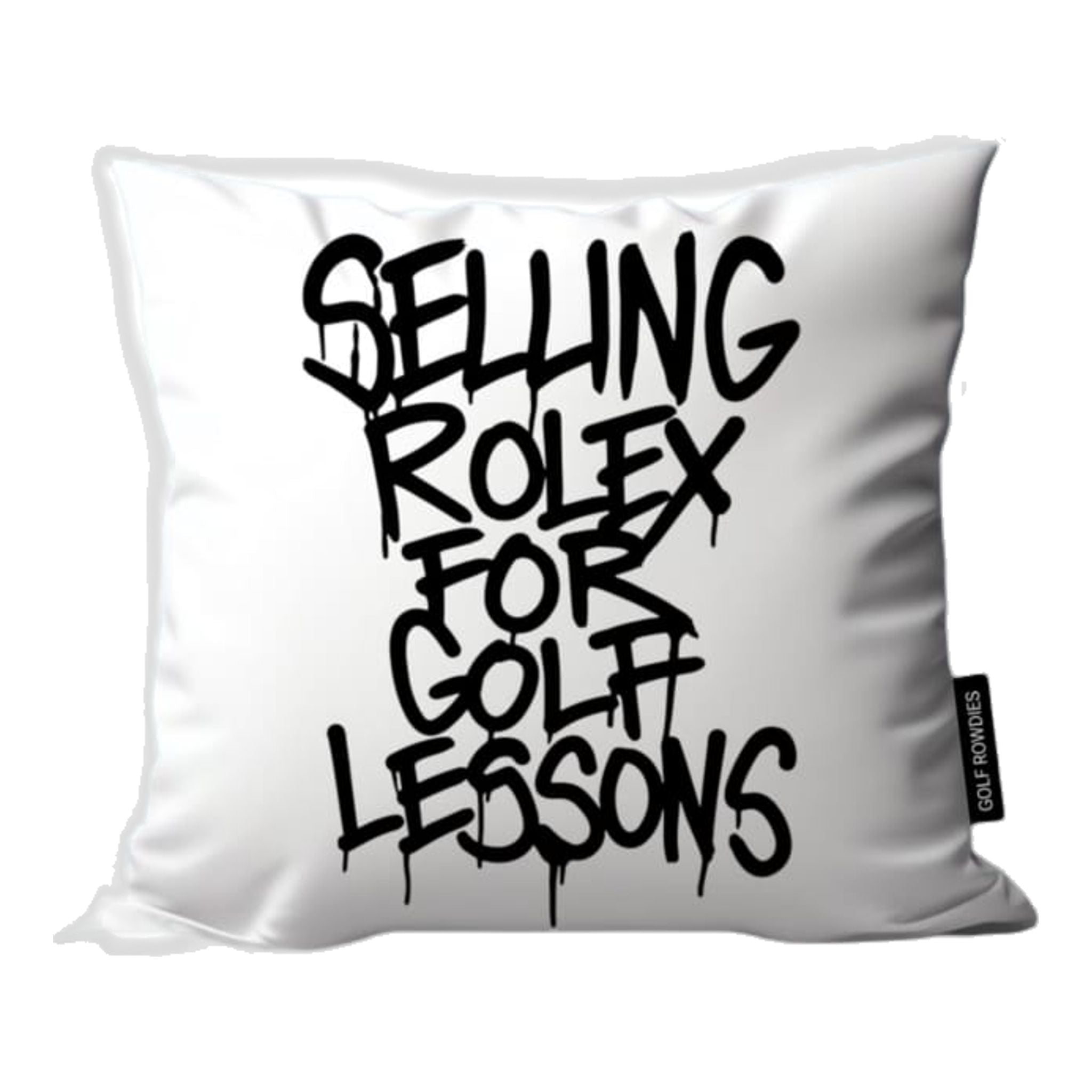 Golf Rowdies Selling Rolex for Golf Lessons Kissenhülle