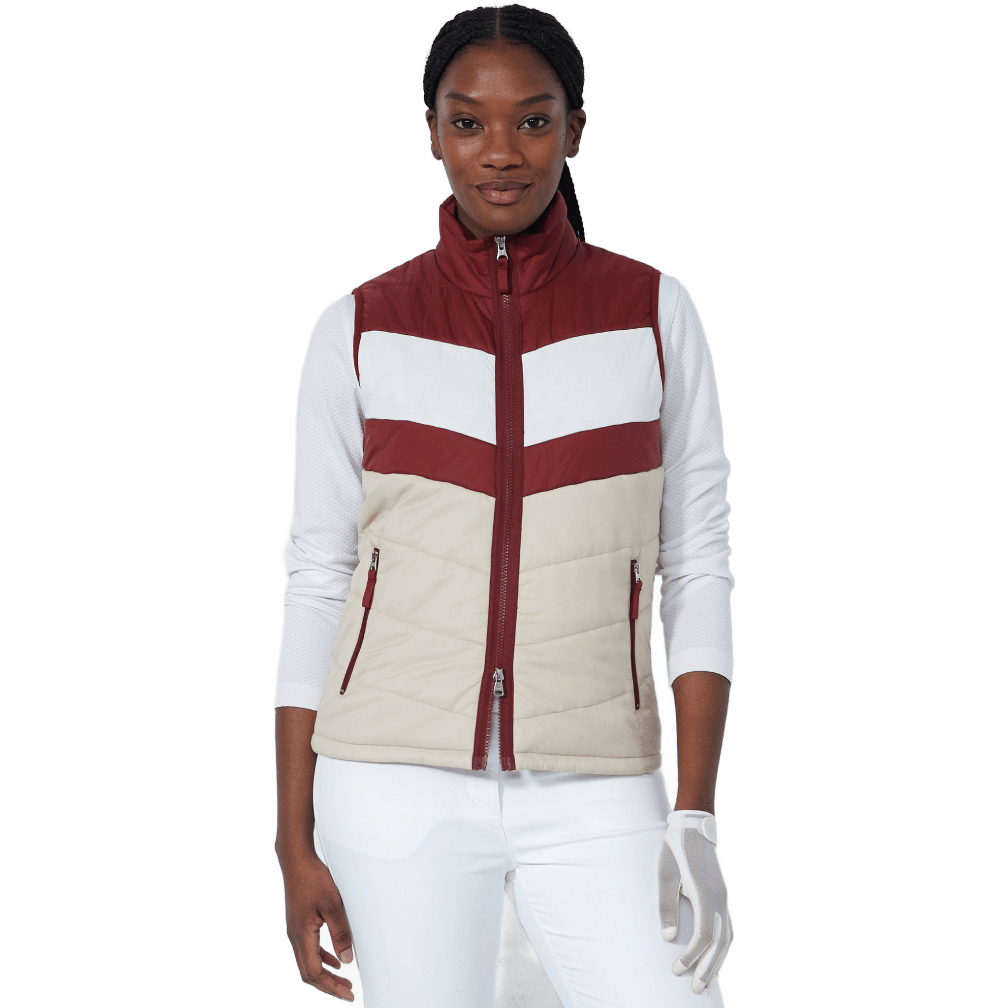 Daily Sports Blockstriped Padded Weste Damen