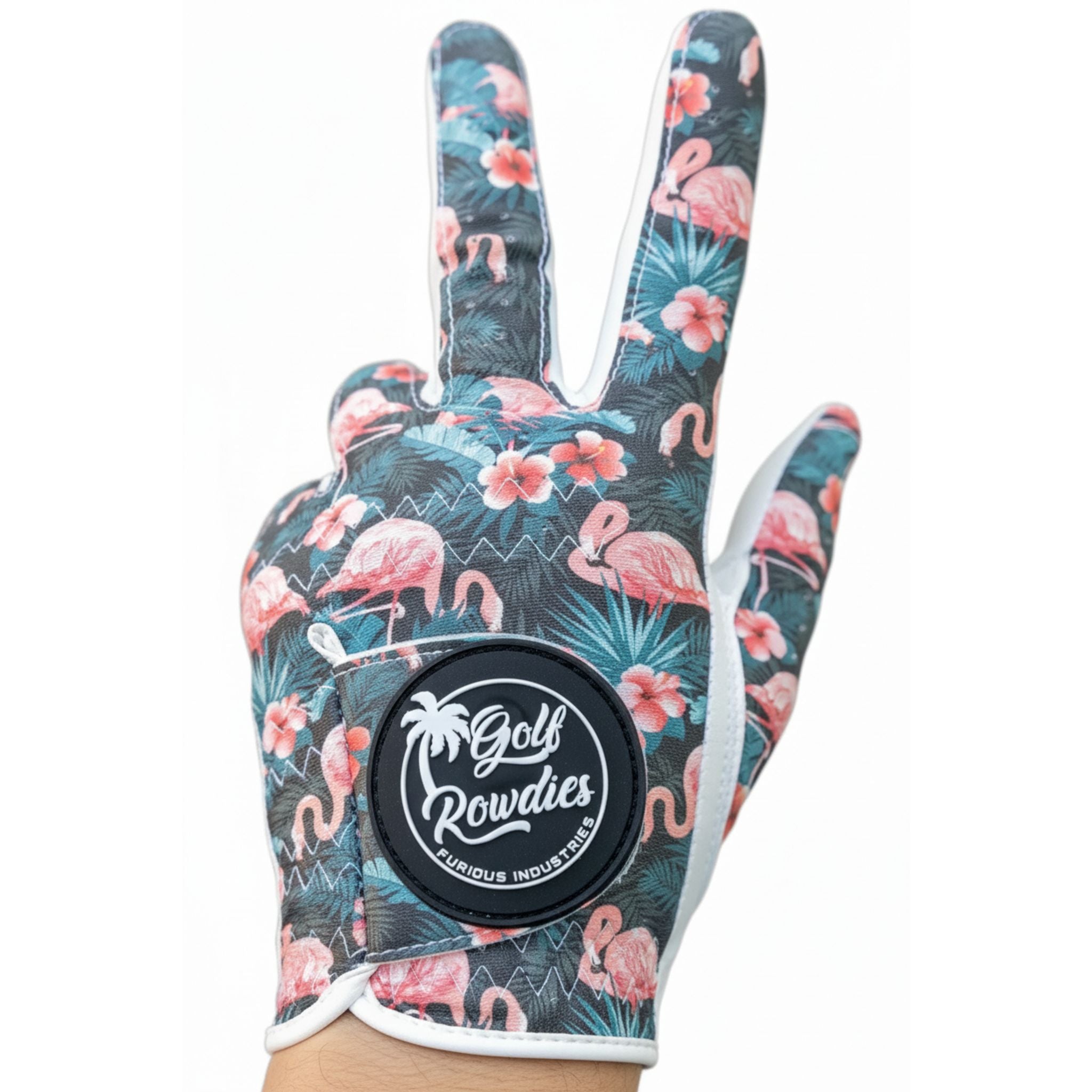 Golf Rowdies Flamingo Handschuh Herren
