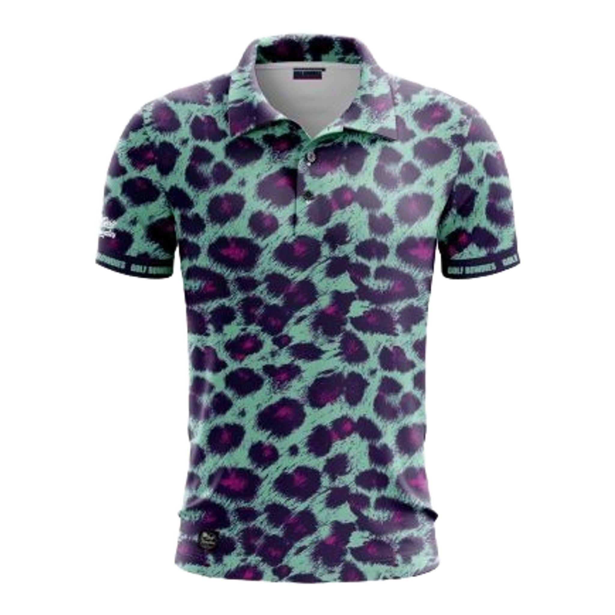 Golf Rowdies Leopard Polo Herren