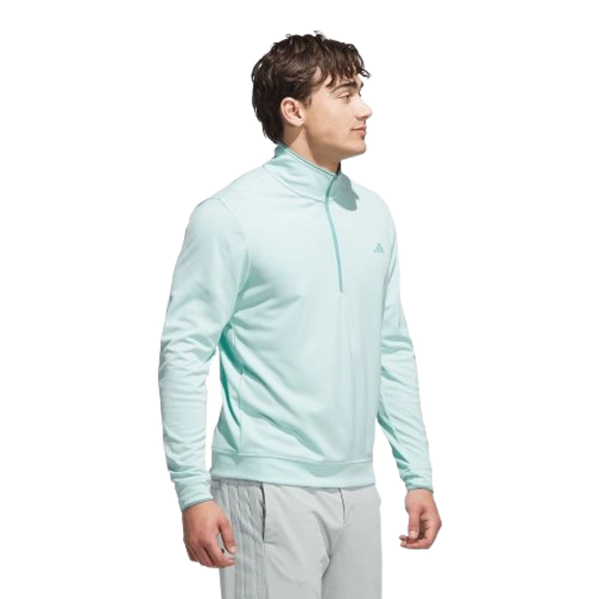 Lehký pánský svetr Adidas se 1/4 zipem