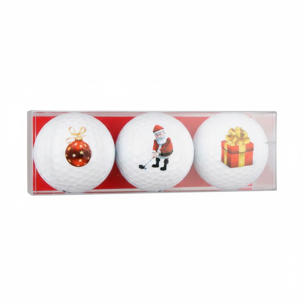 Sportiques Golfgeschenke Nikolaus Geschenk Golfbälle (3er Set)
