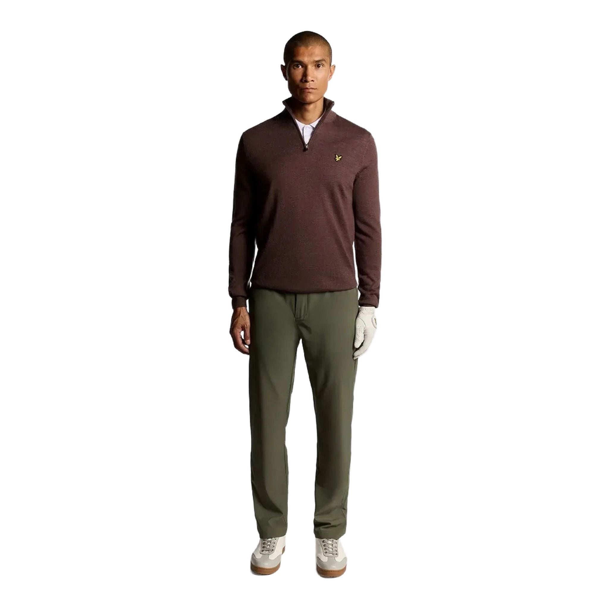 Pánský svetr Lyle & Scott se 1/4 zipem