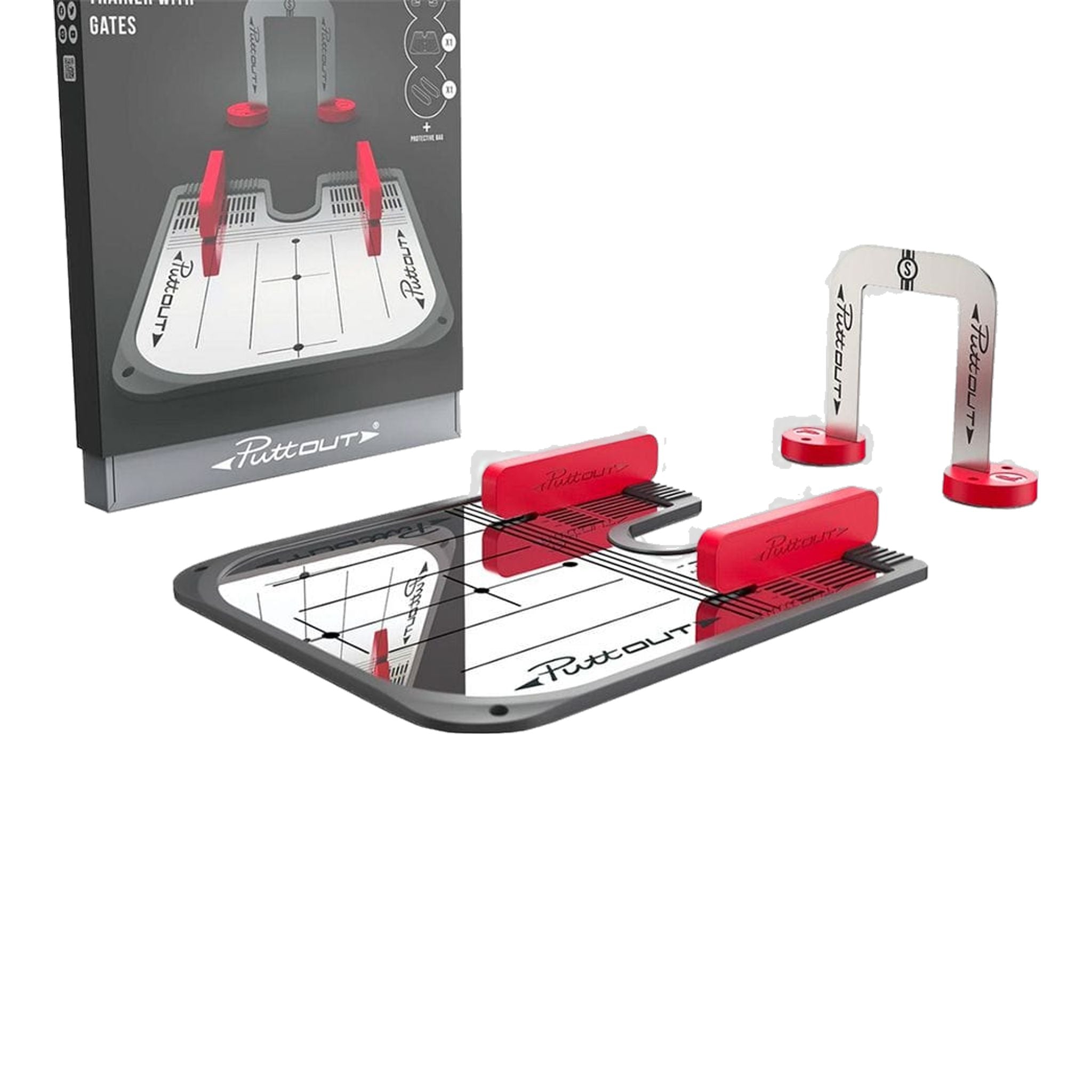 PuttOUT Putting Spiegel mit Toren Trainer