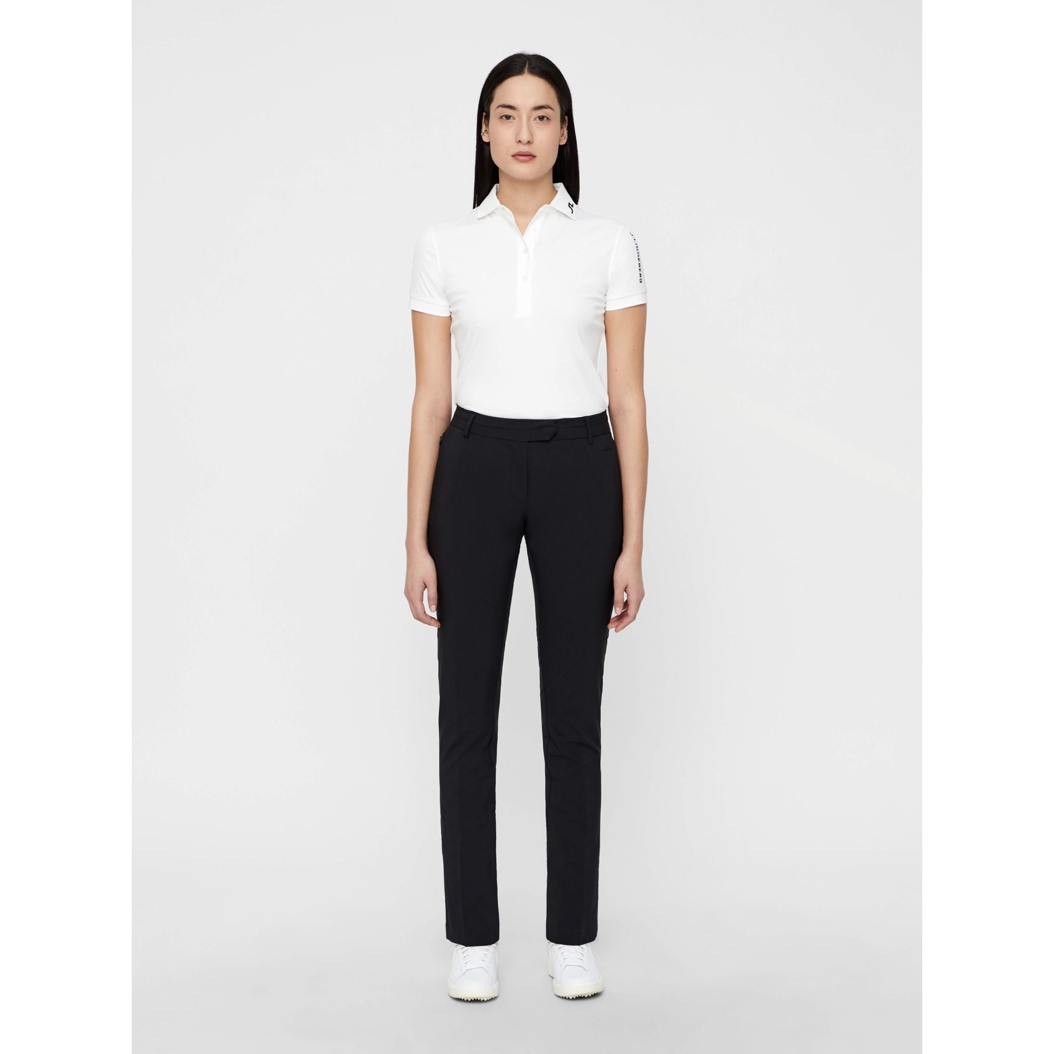 J. Lindeberg W Tour Tech slim TX Jersey Polo White Damen