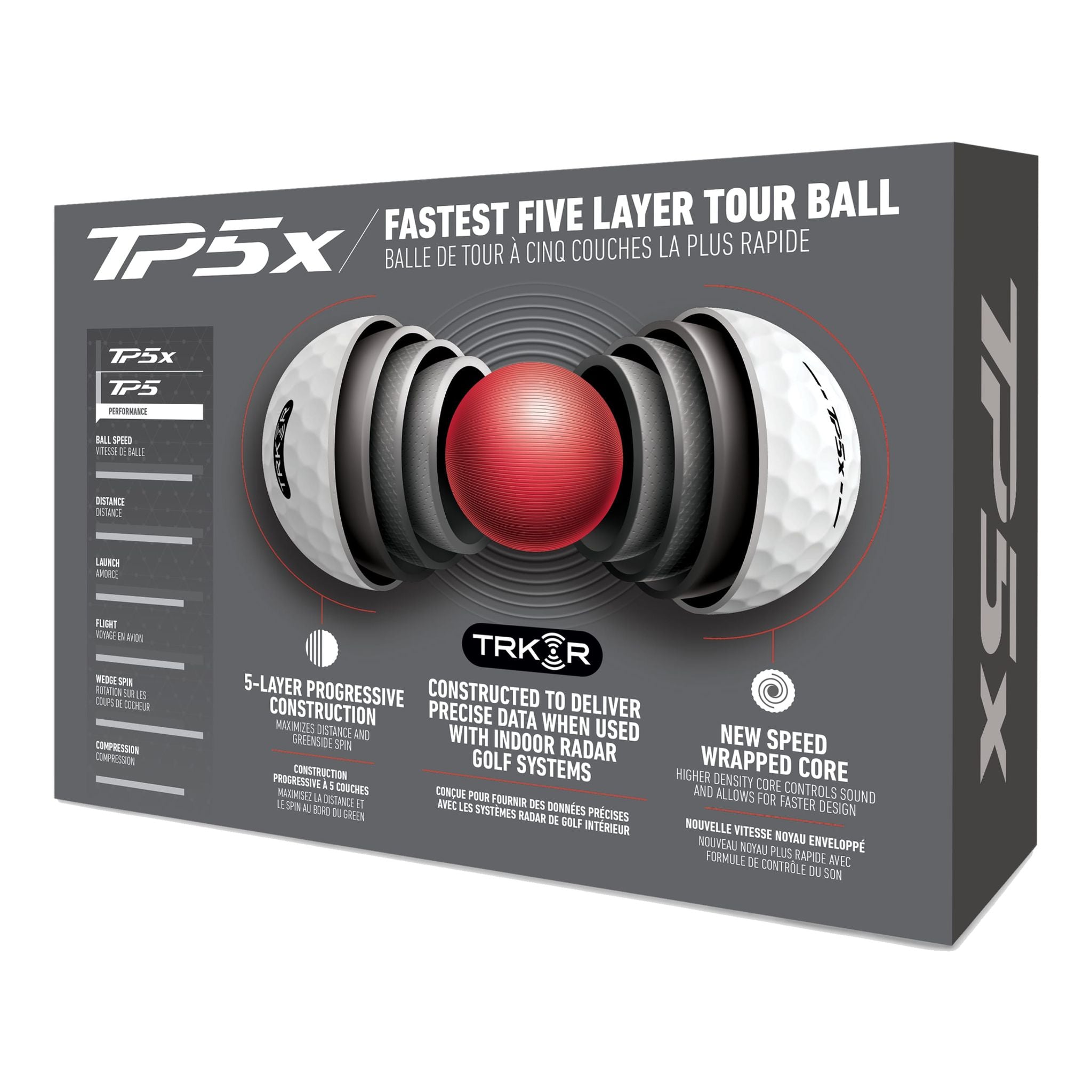 TaylorMade TP5x TRK-R Golfbälle